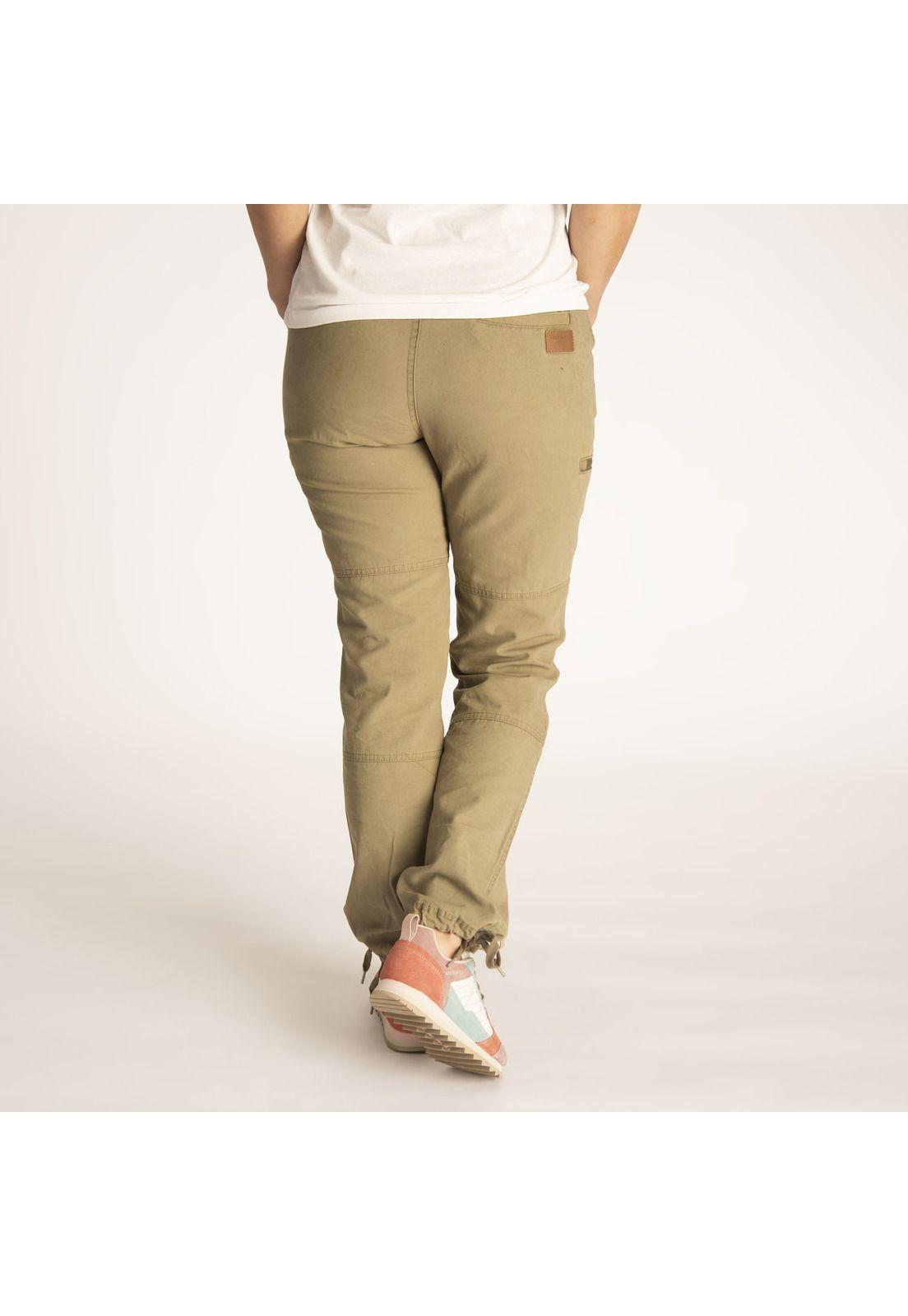 Pantalón Mujer Cargo Pants Verde-3