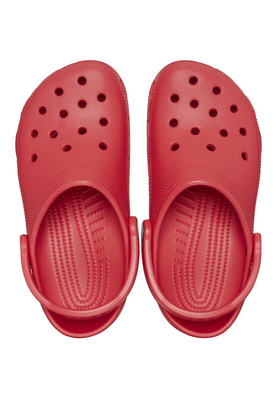 Zueco Mujer Classic Clog Rojo-4