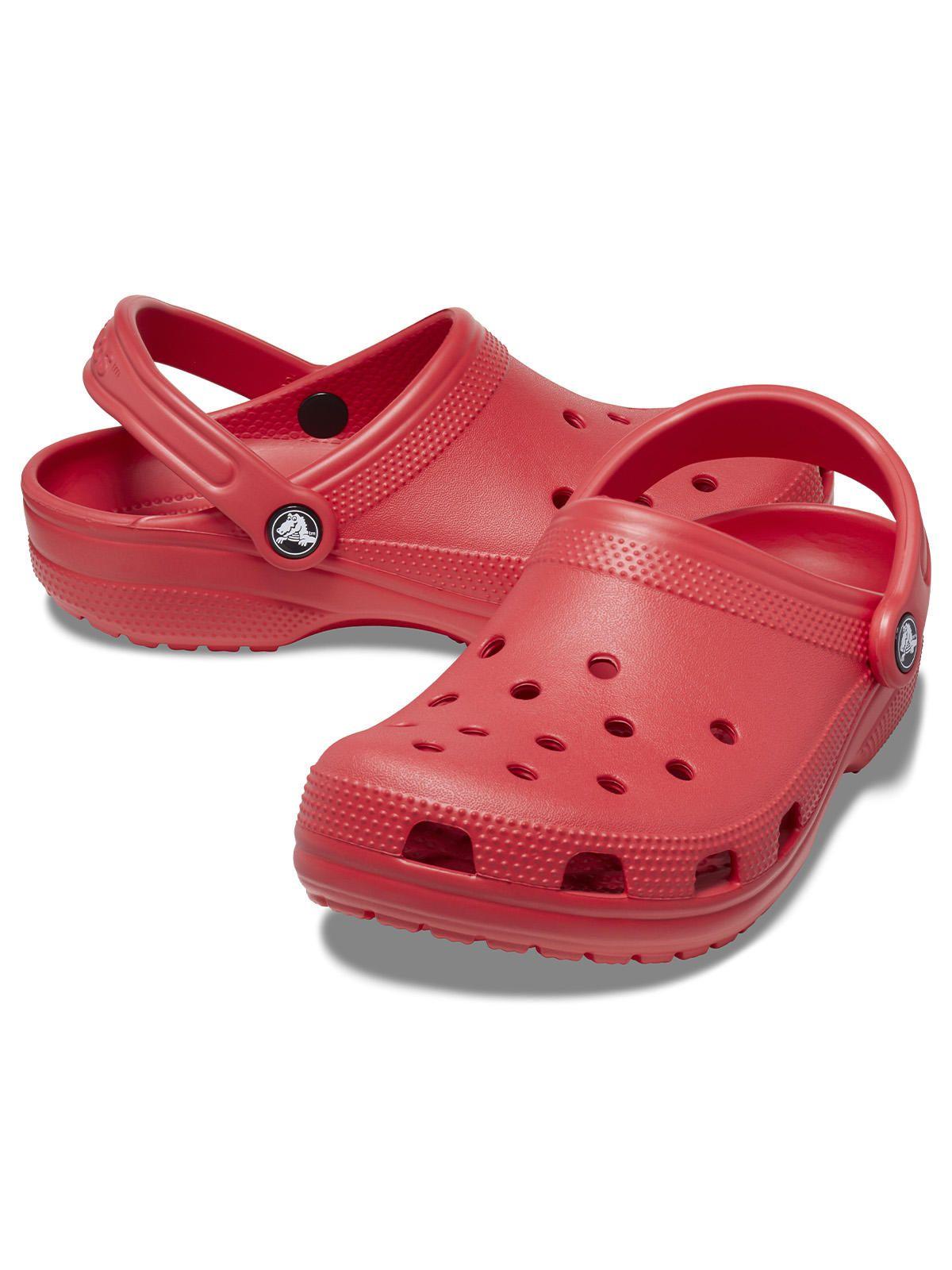 Zueco Crocs Mujer Classic Clog Rojo-4
