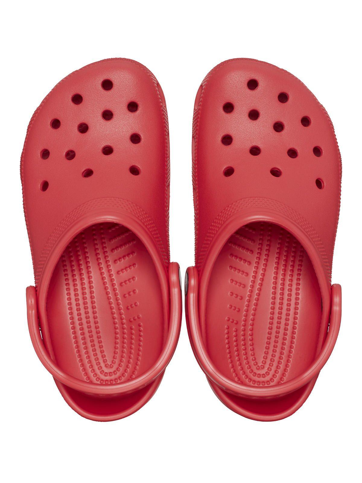 Zueco Crocs Mujer Classic Clog Rojo-3