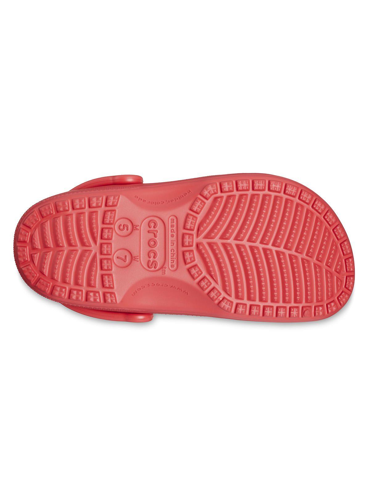 Zueco Crocs Mujer Classic Clog Rojo-4