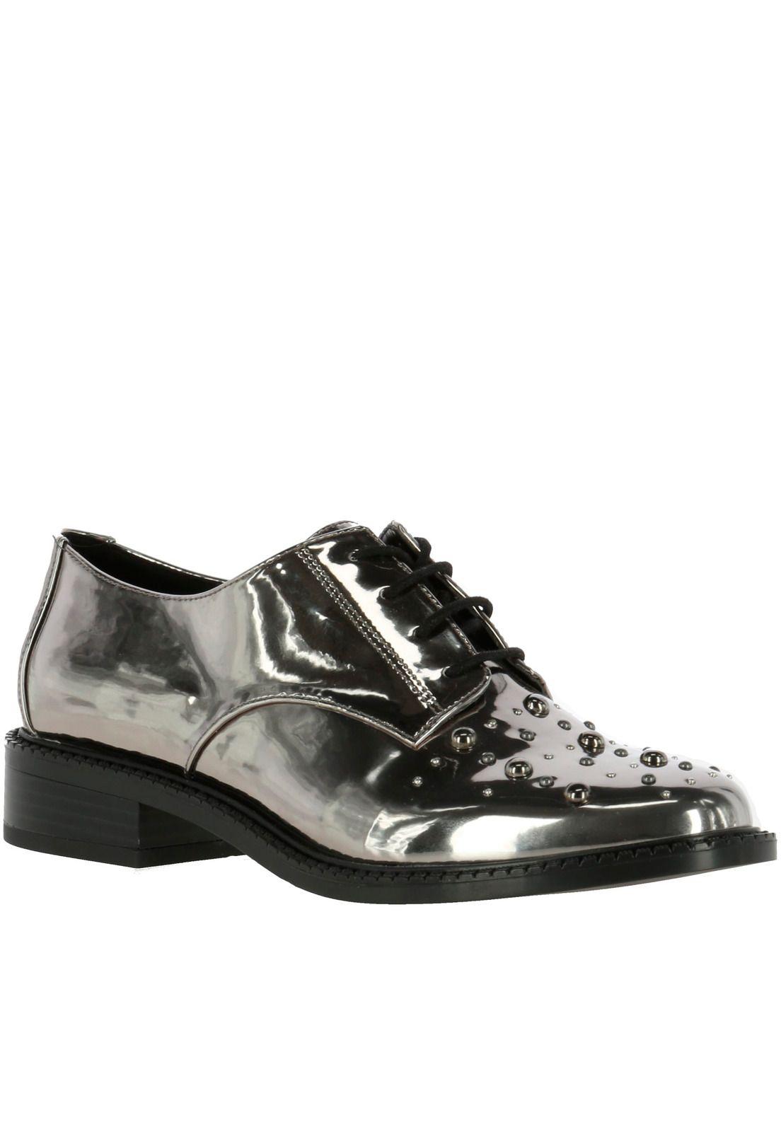 Zapato Cape Plateado Mujer-0