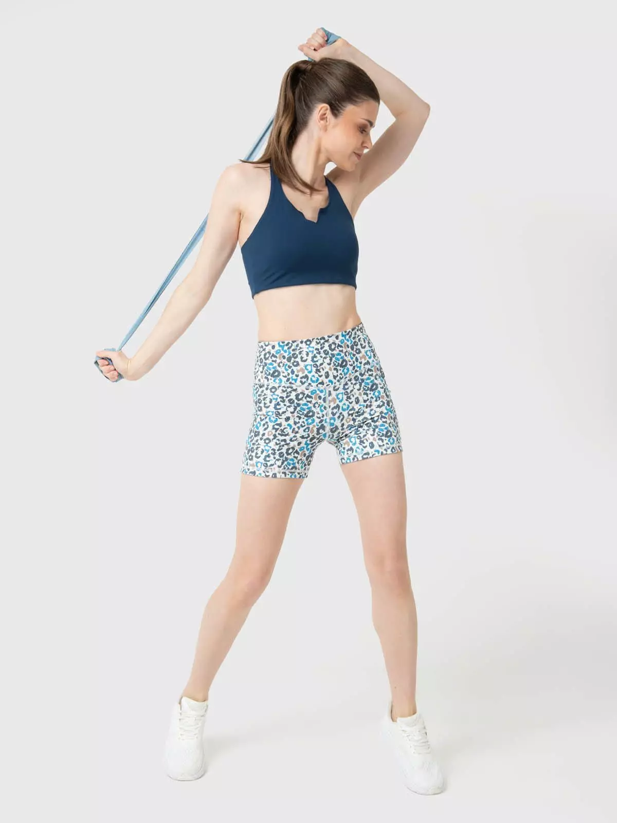 Peto Mujer Racerback Aloe Azul -4