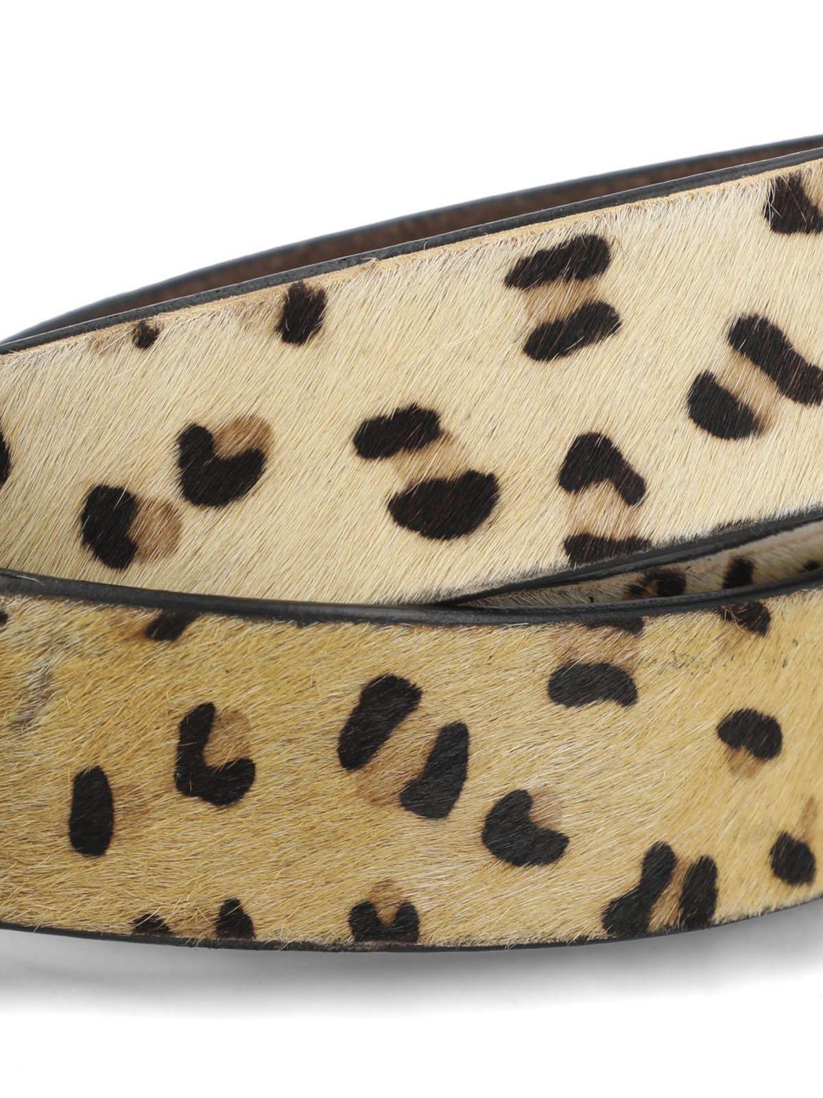 Cinturón Cuero Mujer Hpw Cheetah Café-2