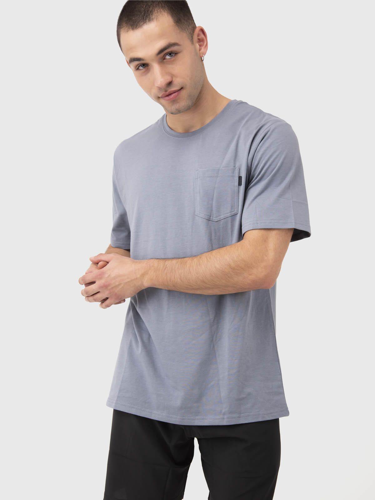 Polera Hombre Pocket T-Shirt Gris-3