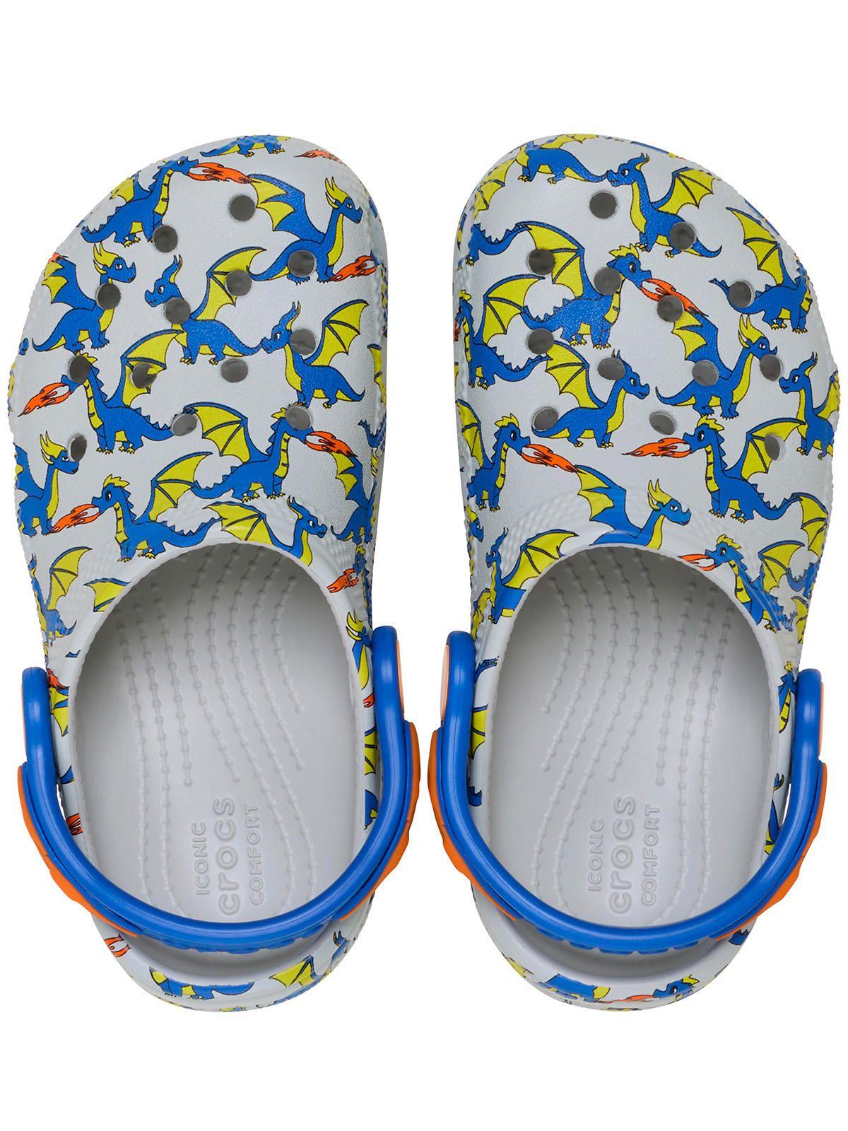 Zueco Niños Pequeños Classic Dragon T Blanco-1