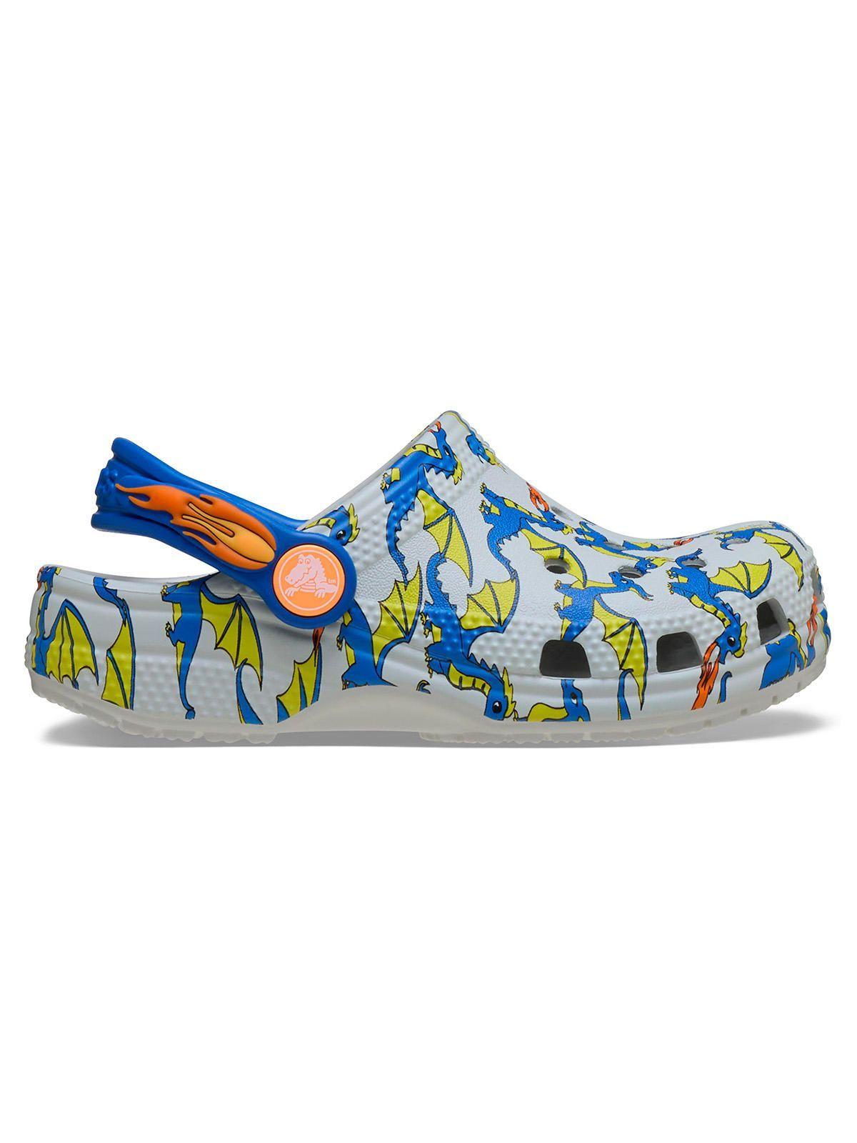 Zueco Niños Pequeños Classic Dragon T Blanco-0