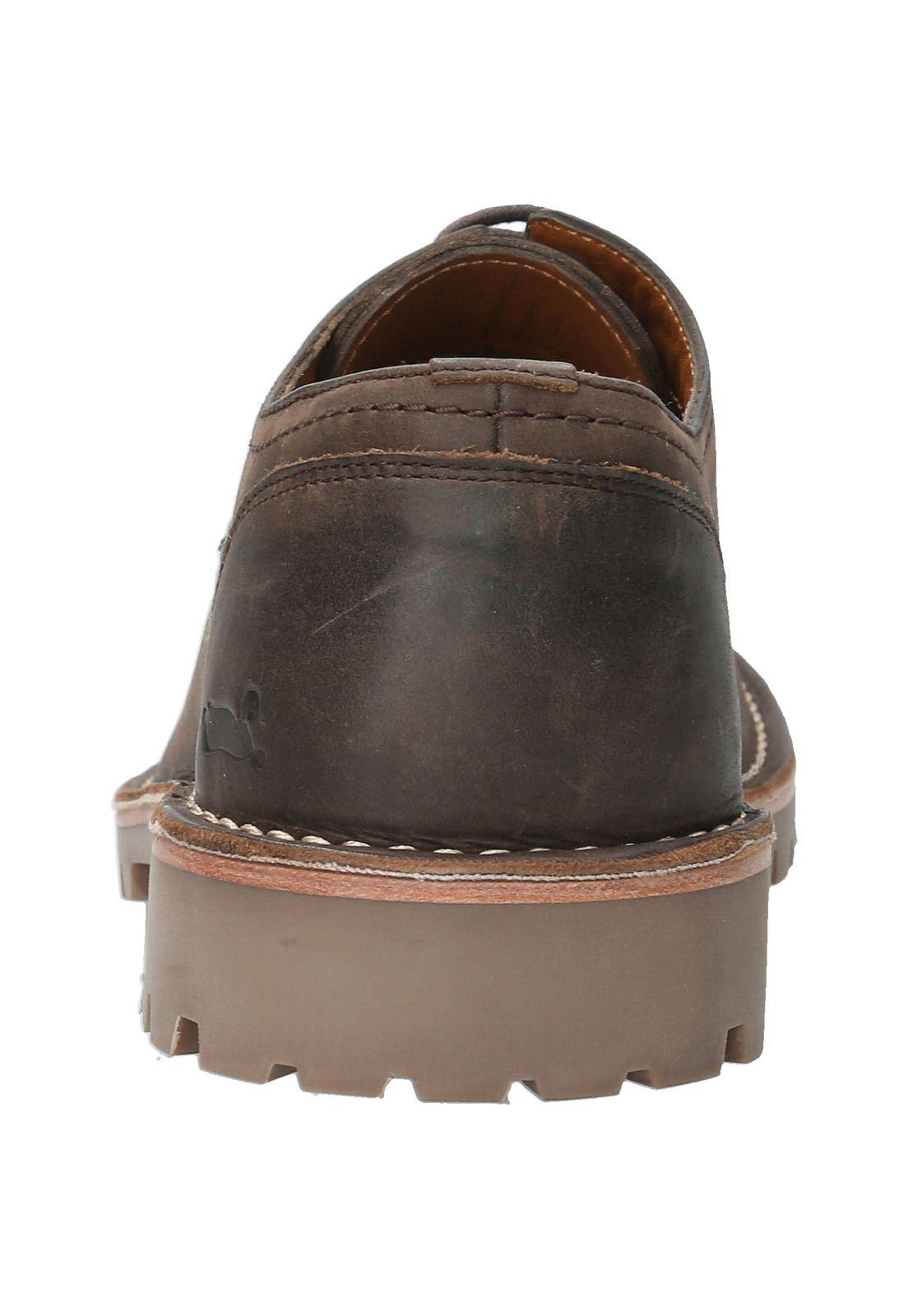Zapato Cuero Hombre Wells Café-6