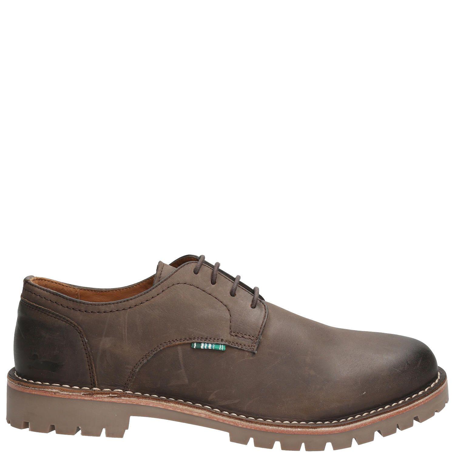 Zapato Cuero Hombre Wells Café-0
