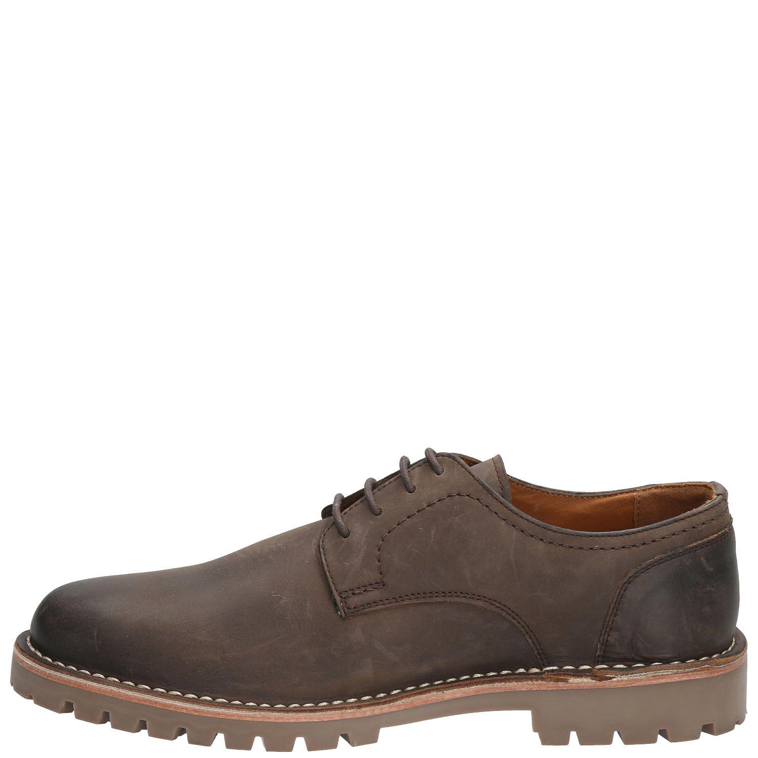 Zapato Cuero Hombre Wells Café-4