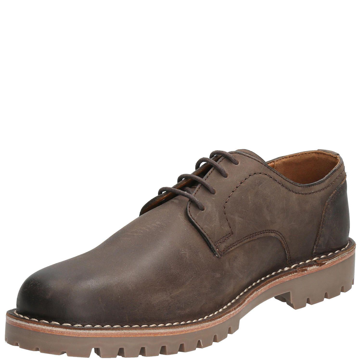 Zapato Cuero Hombre Wells Café-5