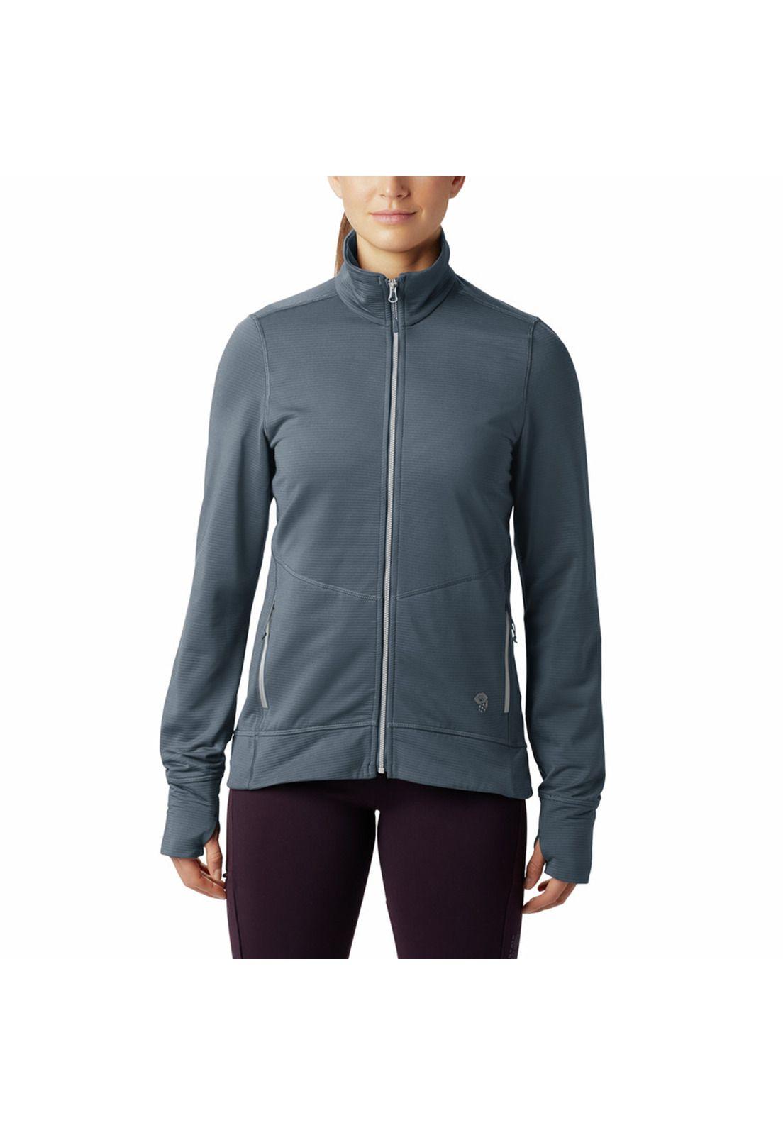 Poleron Mujer Norse Peak Full Zip Azul-0