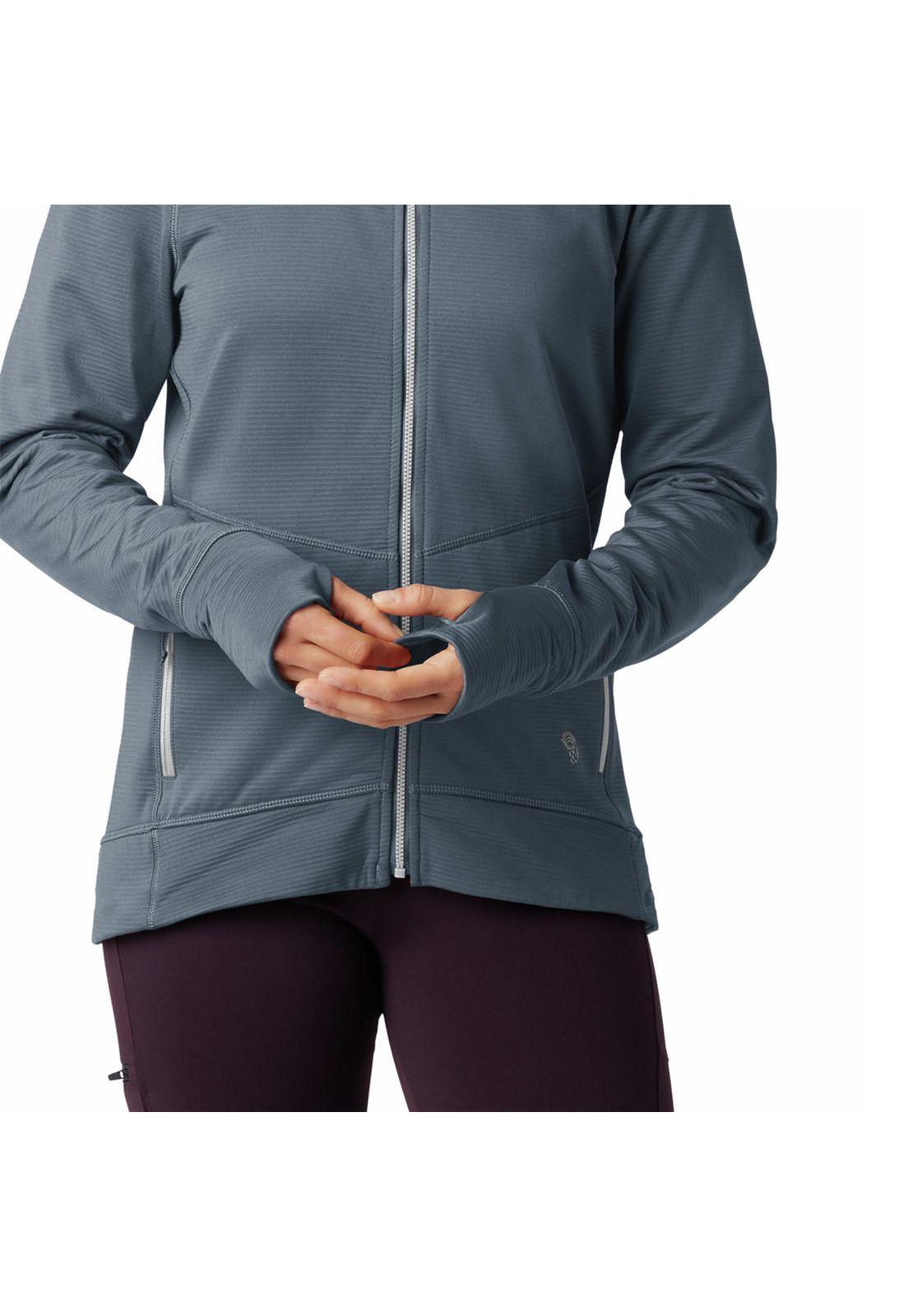 Poleron Mujer Norse Peak Full Zip Azul-3