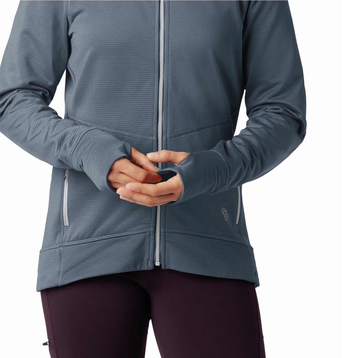Poleron Mujer Norse Peak Full Zip Azul-3