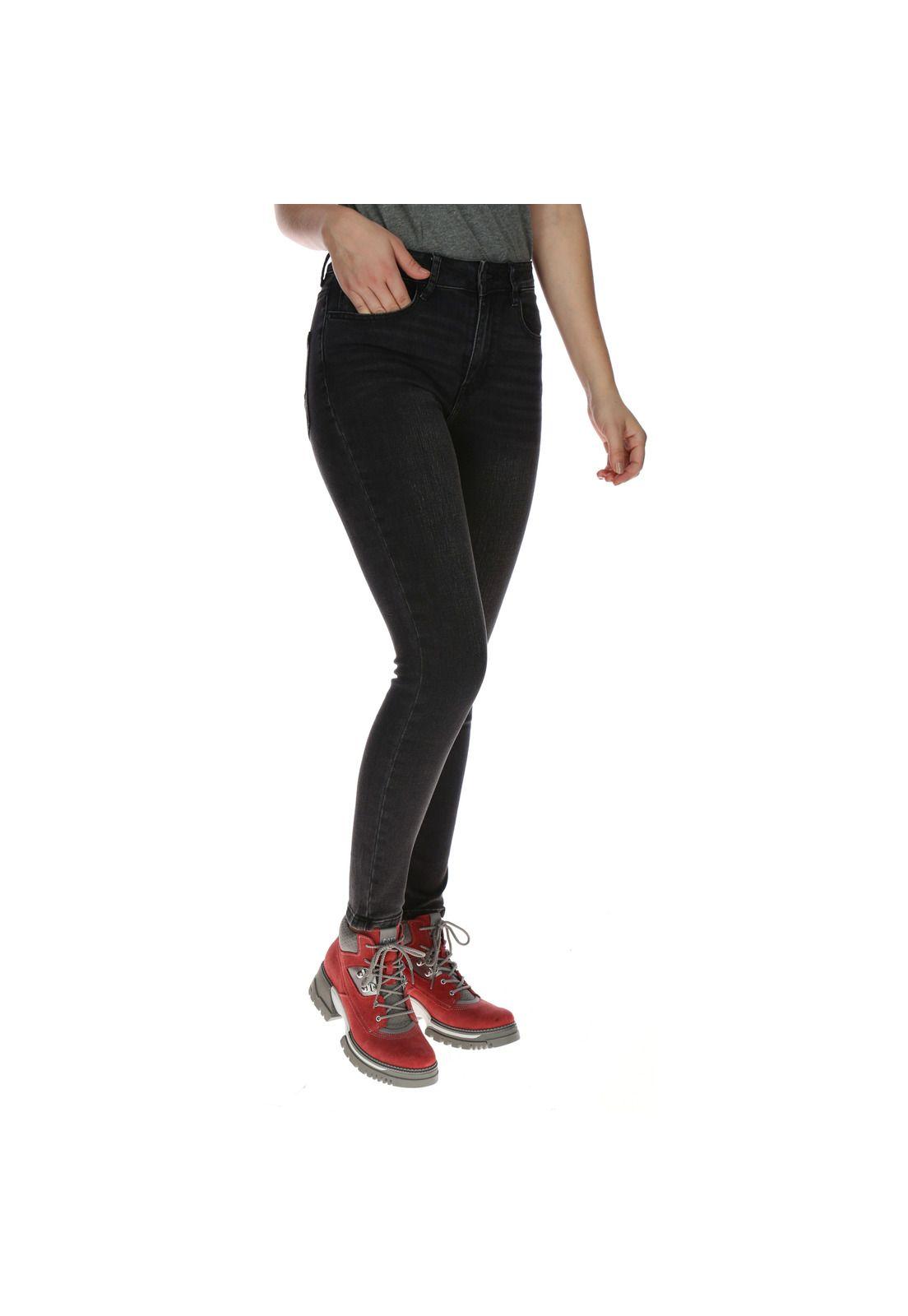Jeans Mujer Kathryn Skinny Algodón Grafito-3