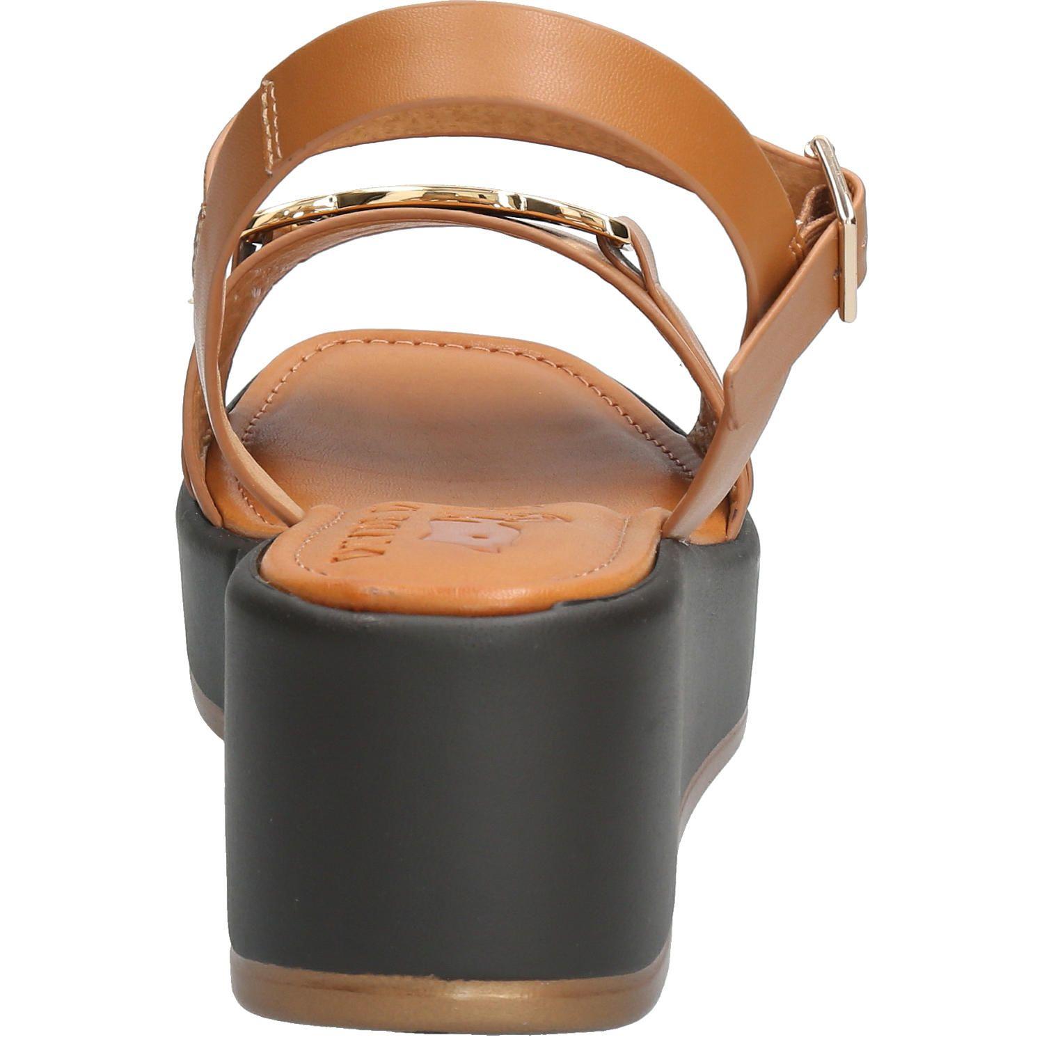 Sandalia Mujer Giuliana Café Claro-6