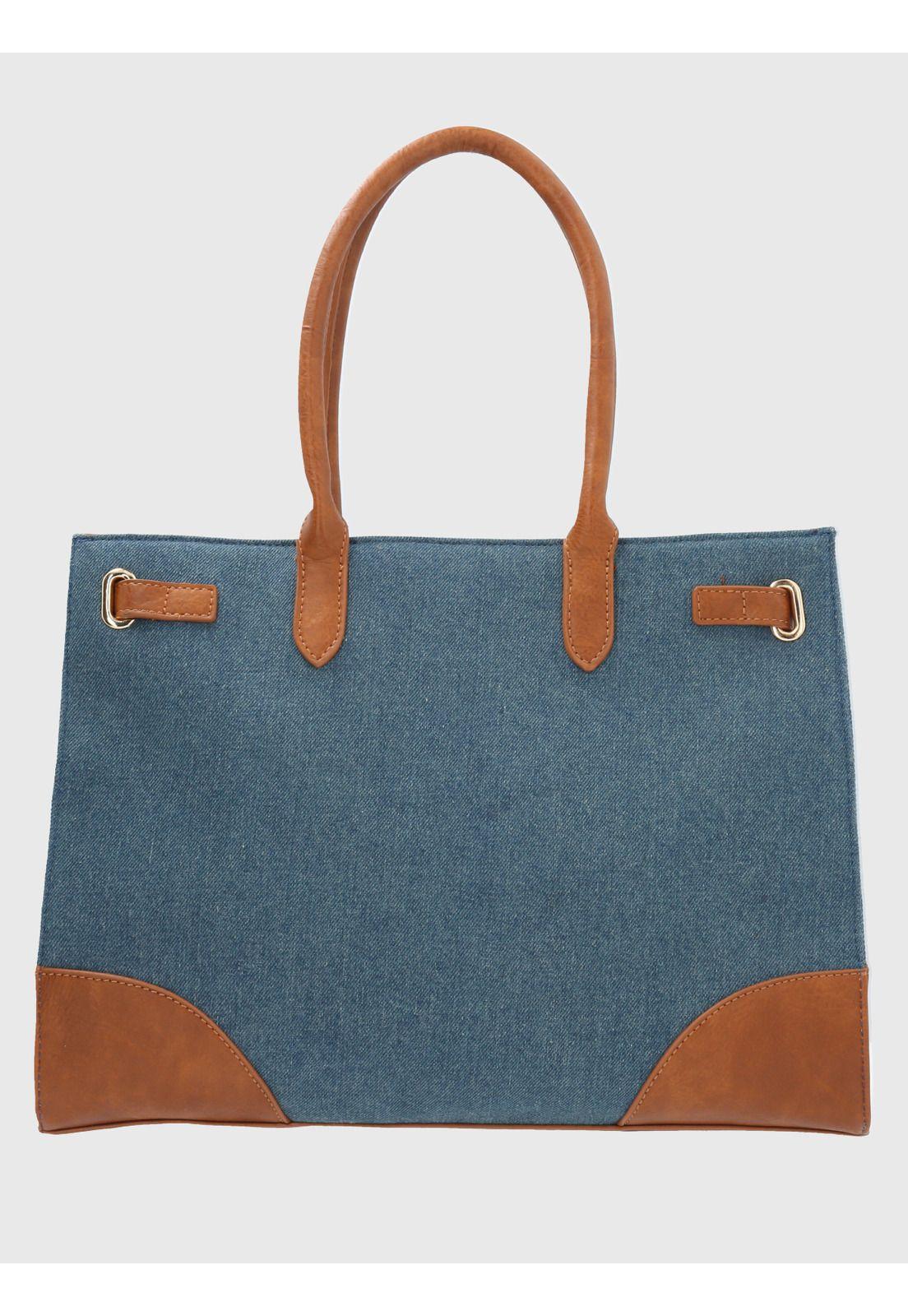 Cartera Ecocuero Denim Joyce Tote Mujer-2