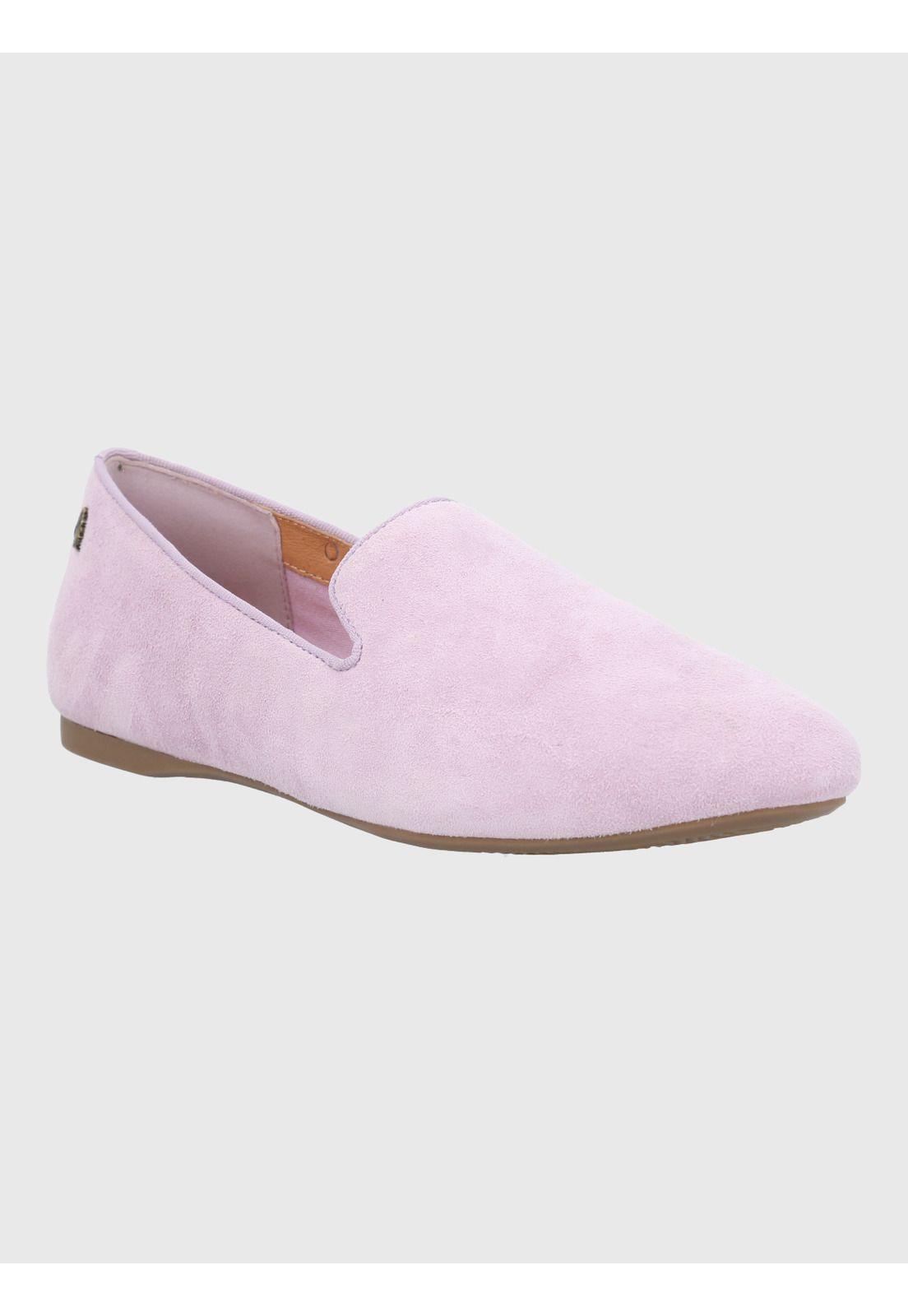 Mocasin Cuero Mujer Oda Morado-0
