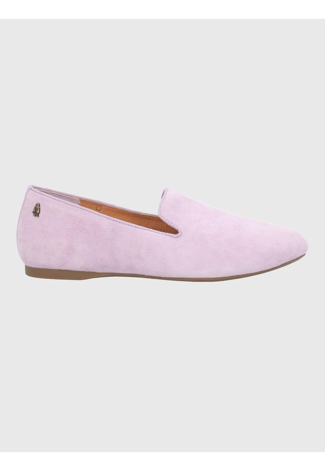 Mocasin Cuero Mujer Oda Morado-1