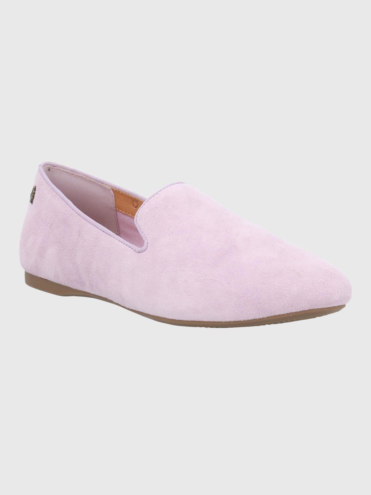 Mocasin Cuero Mujer Oda Morado-0