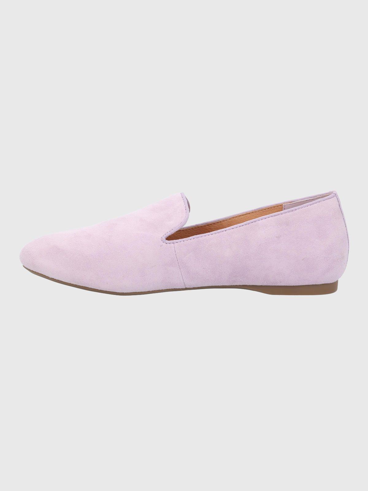 Mocasin Cuero Mujer Oda Morado-5