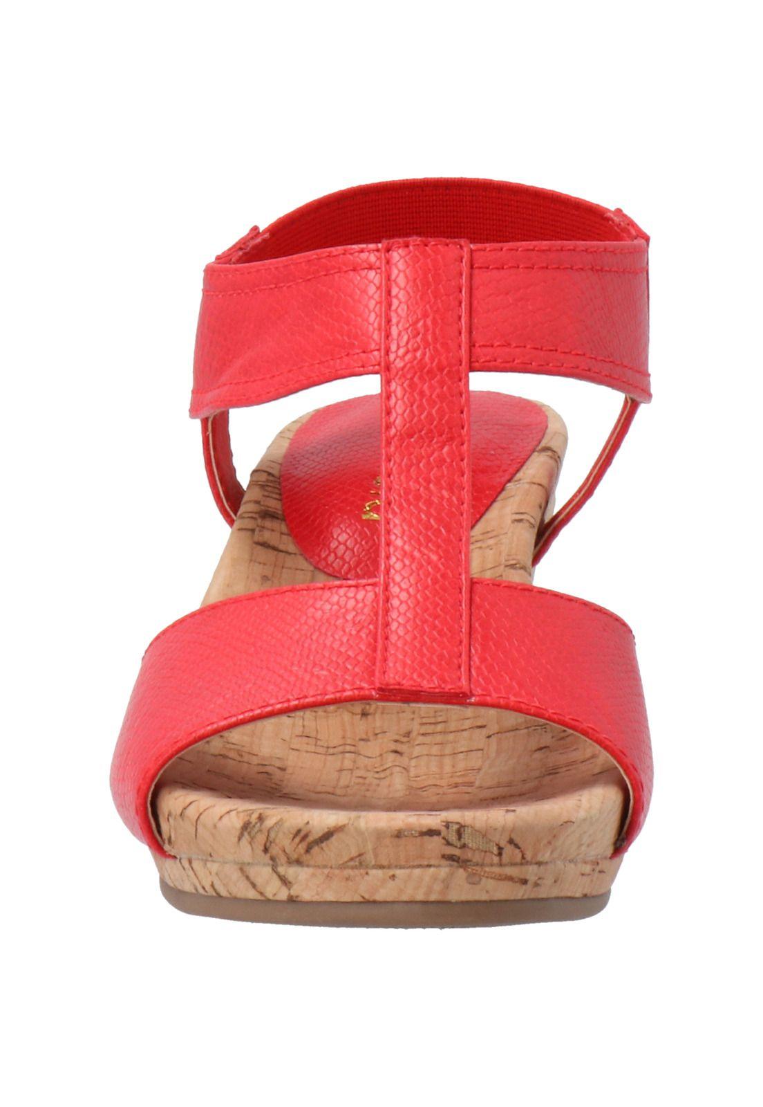 Sandalia Mujer Africa Rojo-2