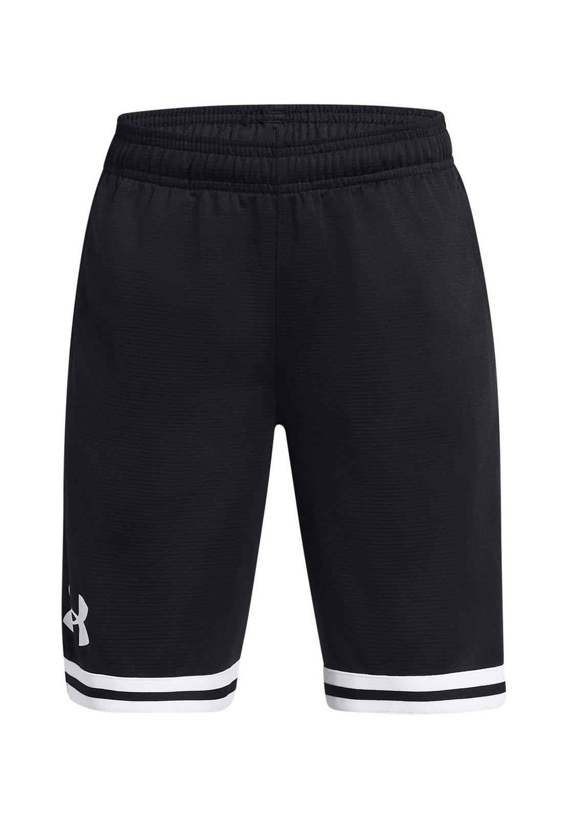 Short Ua Perimeter 8" Negro Para Niño-0