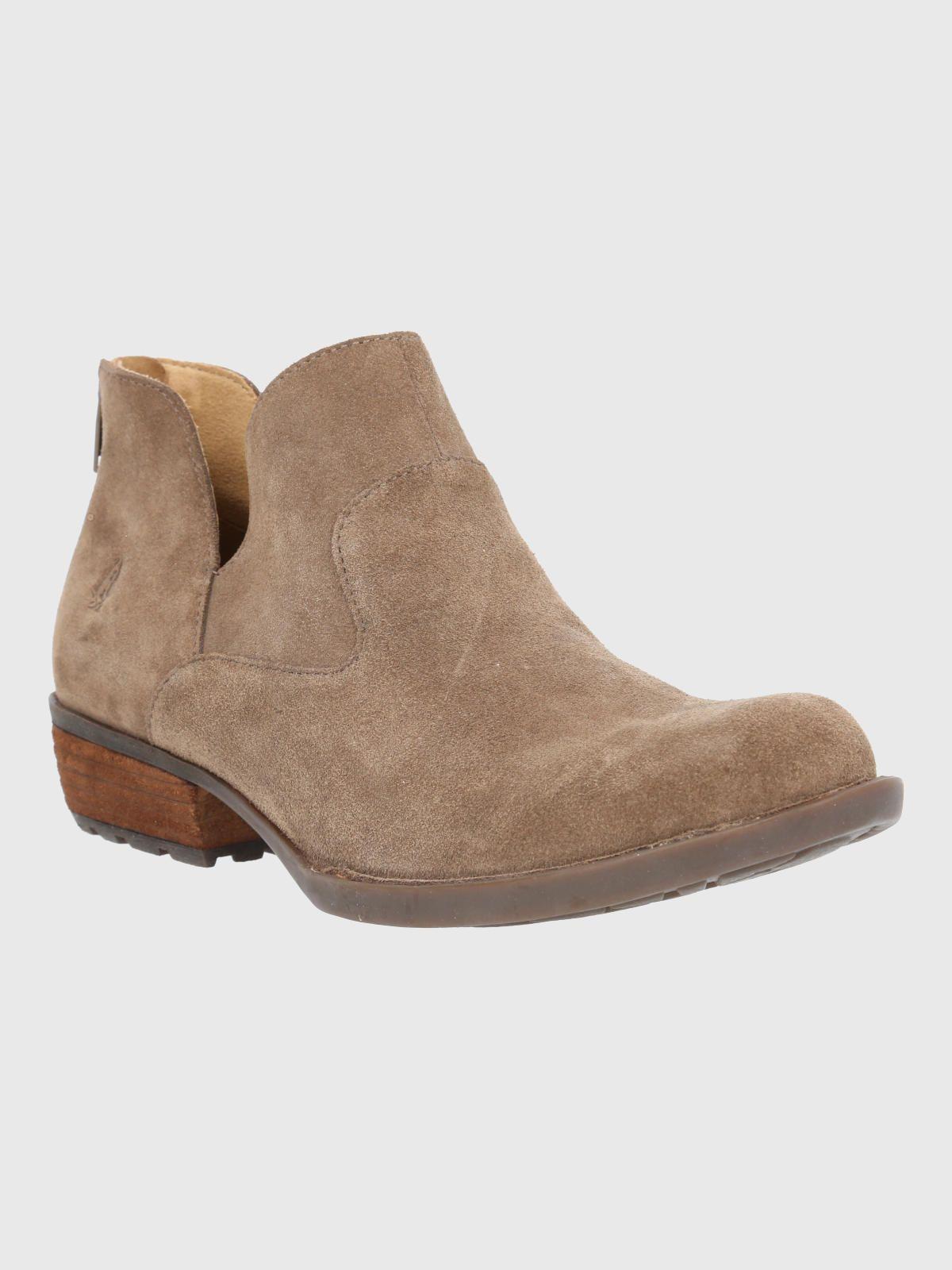 Botin Cuero Mujer Lovaina Café-0