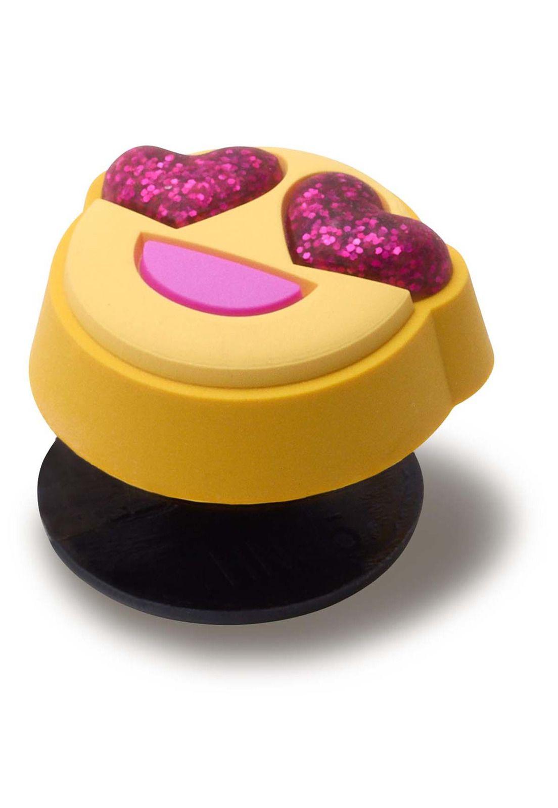 Jibbitz Ojos De Corazón Brillo Amarillo-2