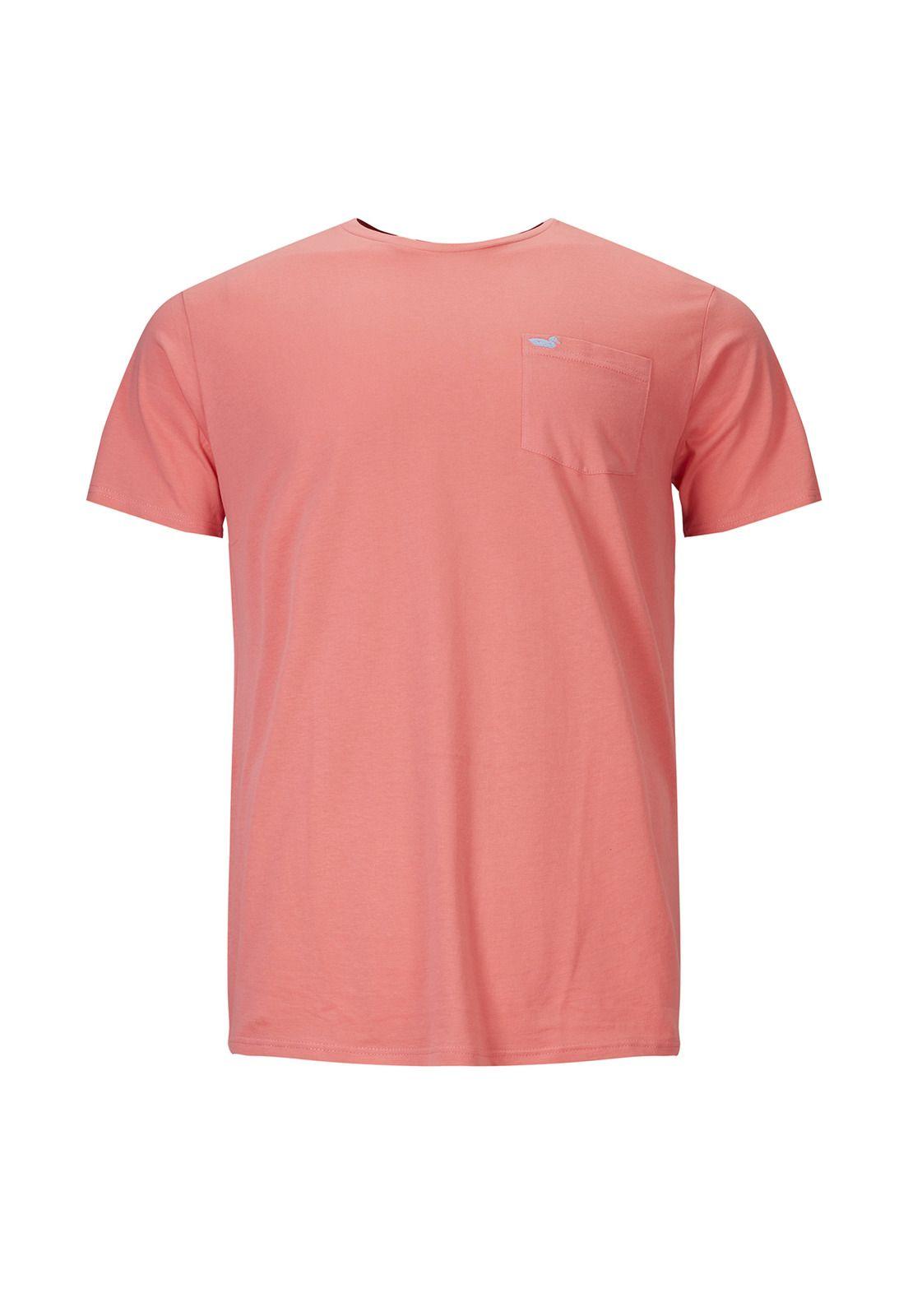 Polera Algodón Orgánico Hombre Nicepocket Rosa-0