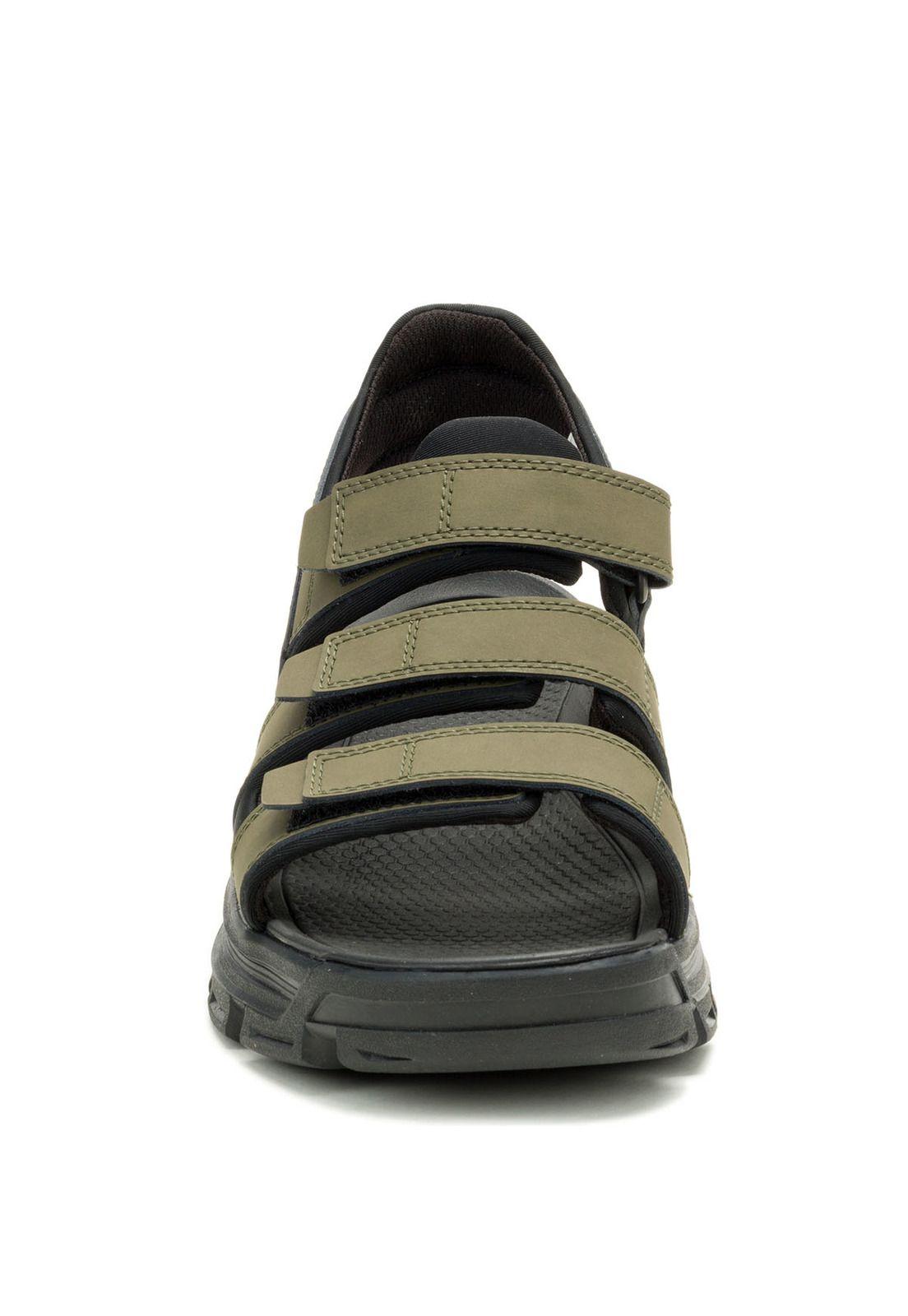 Sandalia Hombre Criterion Oliva-4