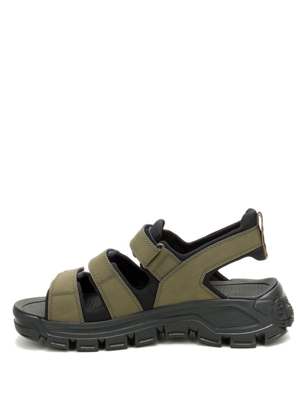 Sandalia Hombre Cuero Criterion Oliva-3
