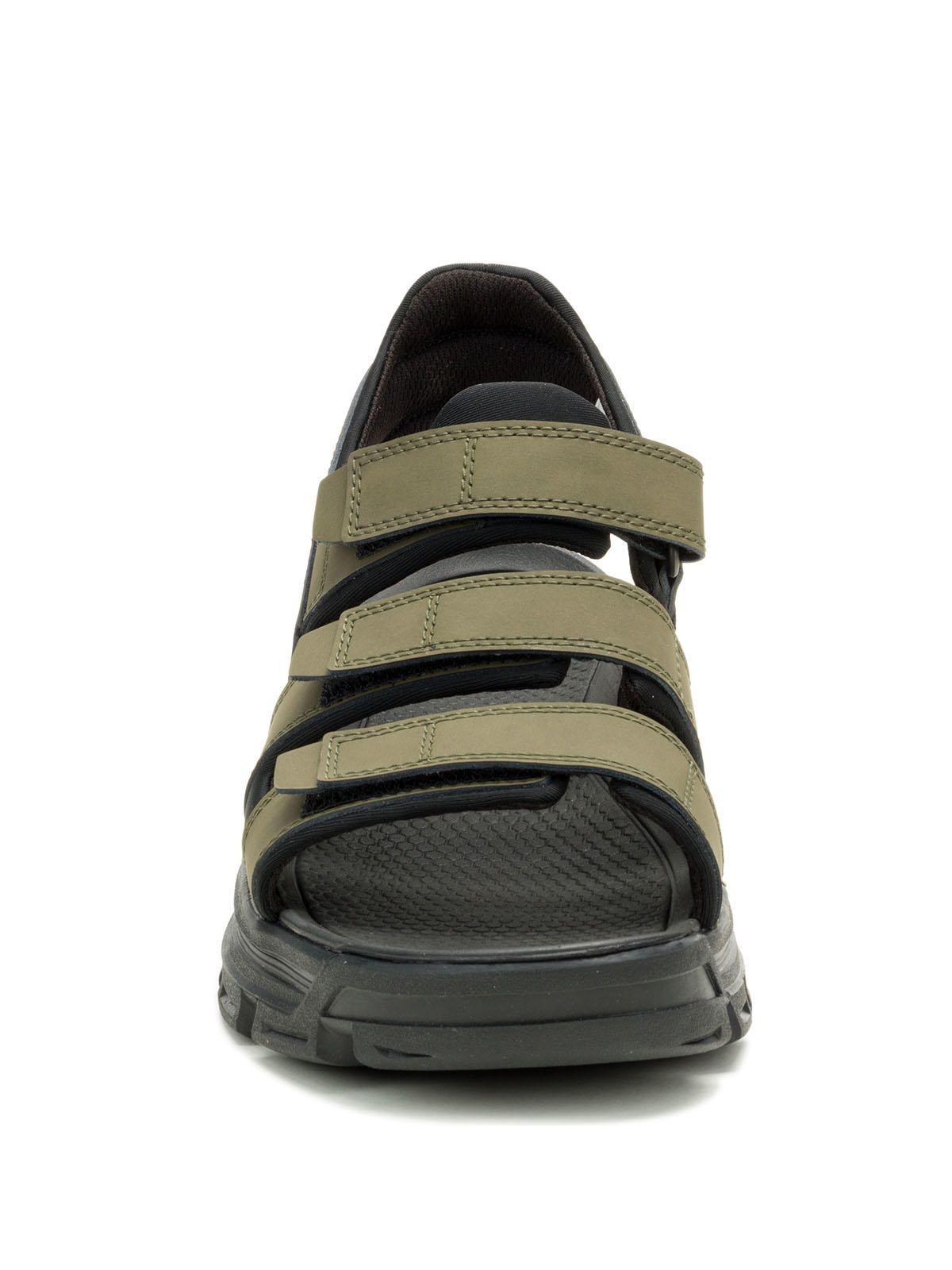 Sandalia Hombre Cuero Criterion Oliva-4