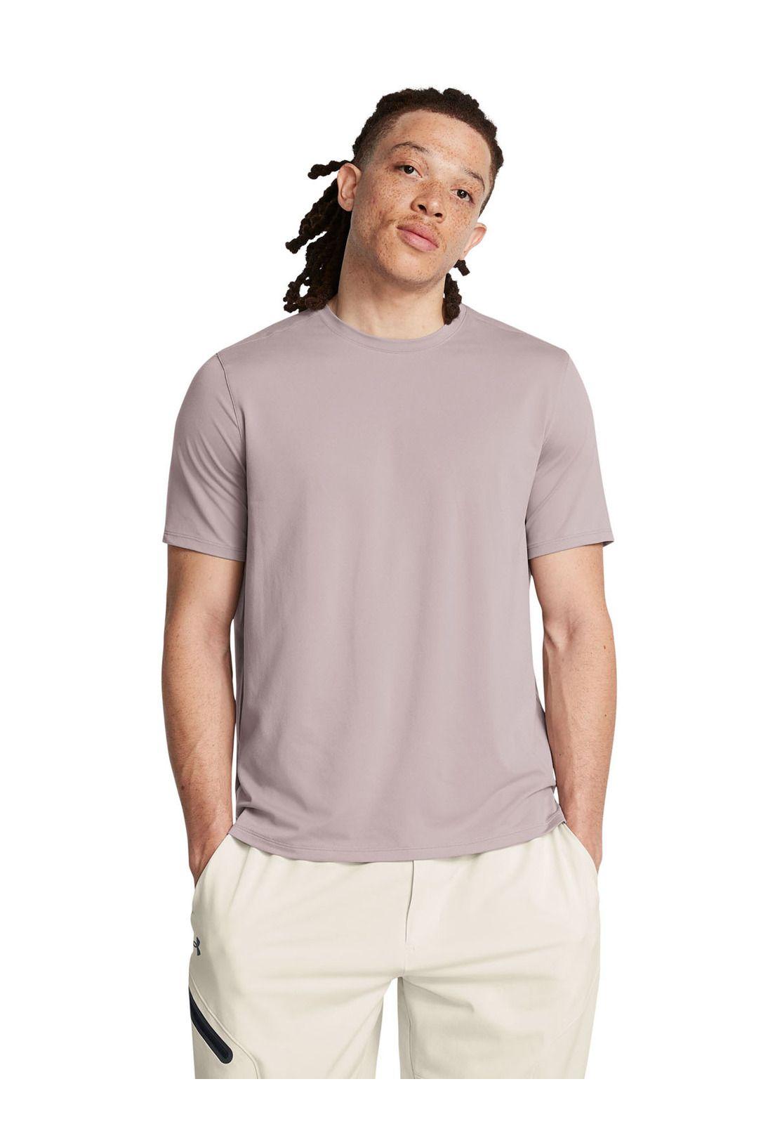 Polera manga corta Meridian hombre Gris-3