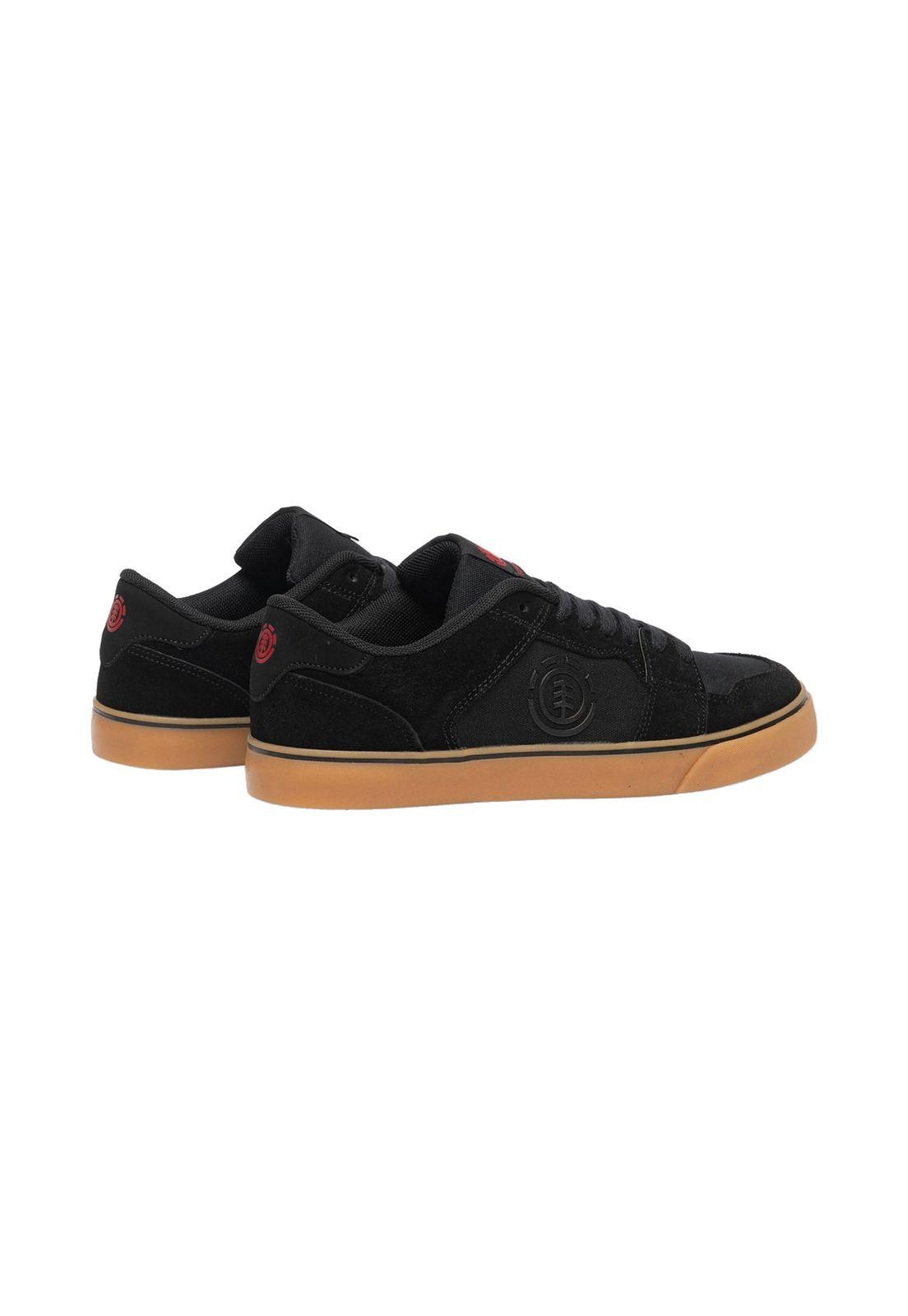 Zapatilla Cuero Heatley Negro Hombre-4