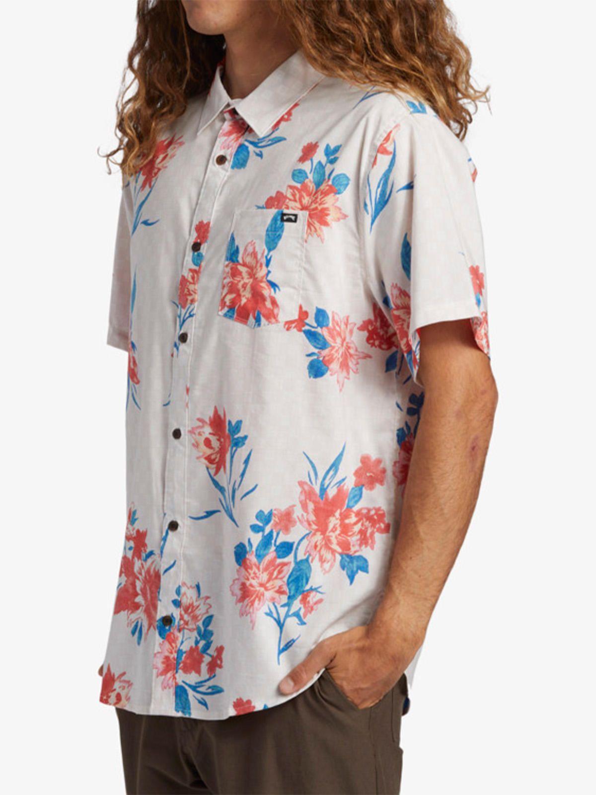 Camisa Hombre Sundays Flower Blanca-3