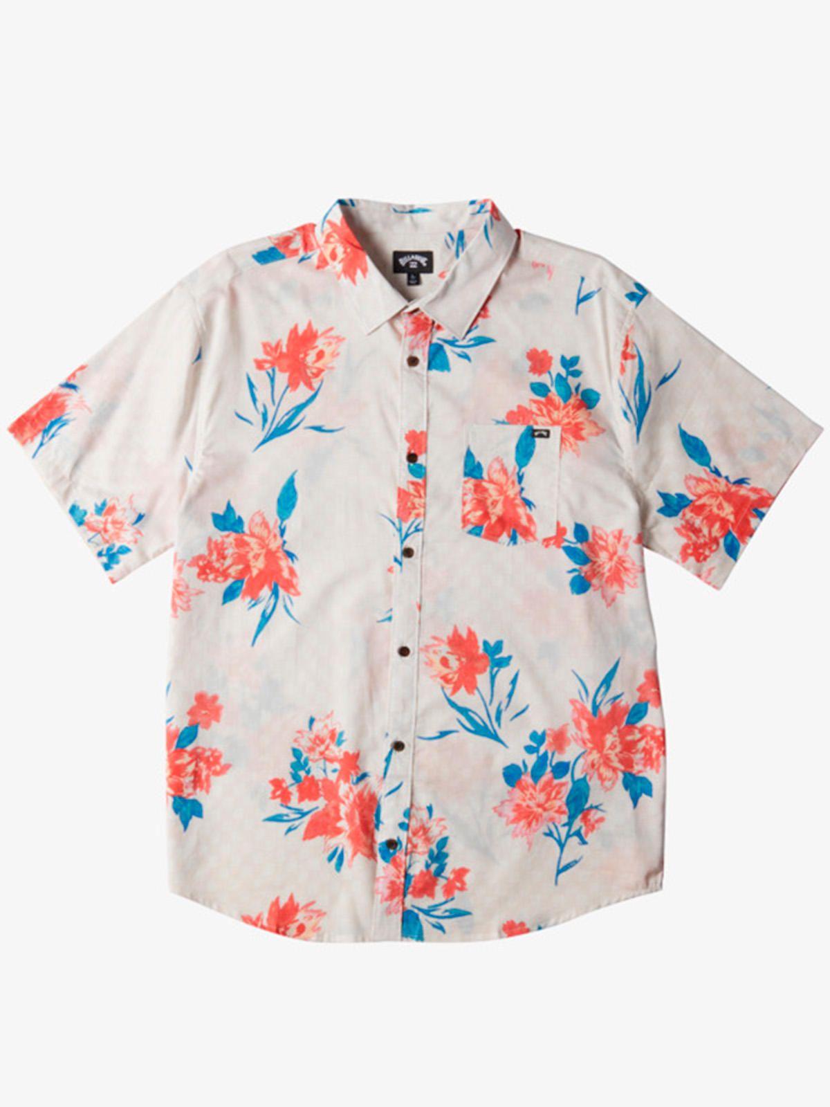 Camisa Hombre Sundays Flower Blanca-5