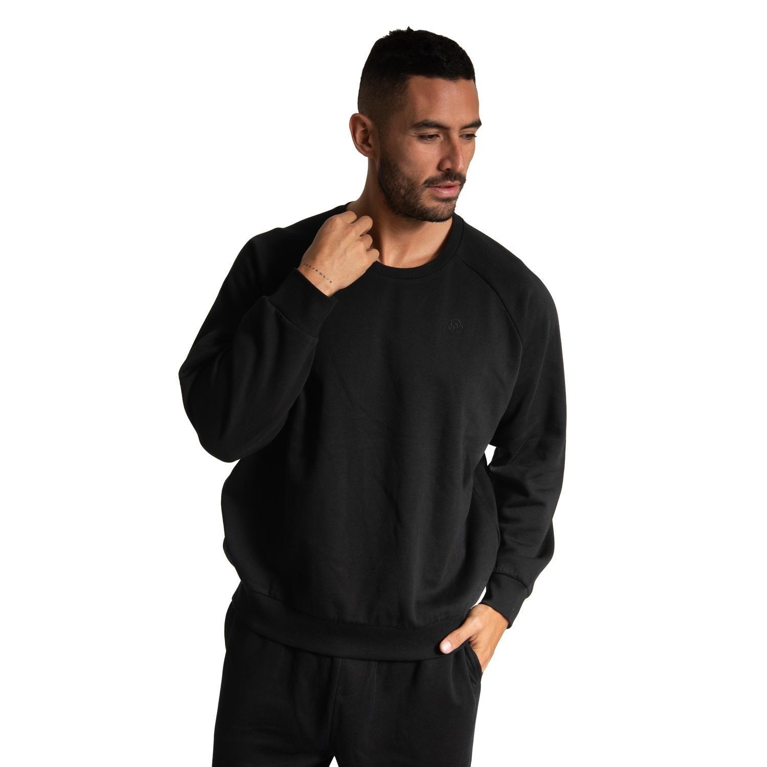 Polerón Hombre Crew Neck Negro-0