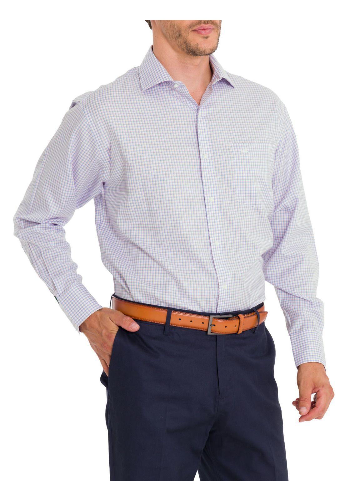 Camisa Cuello Italiano Hombre WF Blanco-7