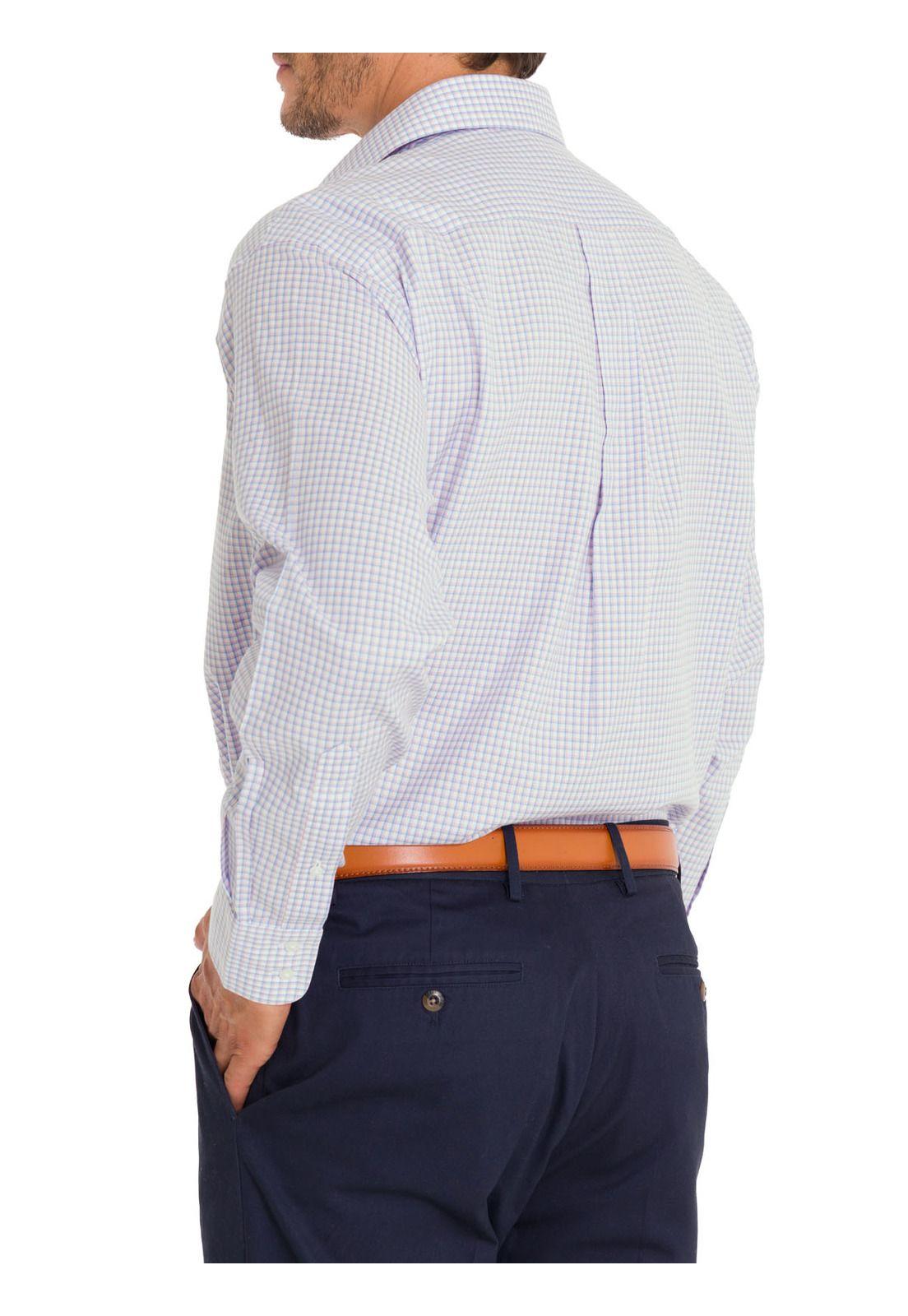 Camisa Cuello Italiano Hombre WF Blanco-8