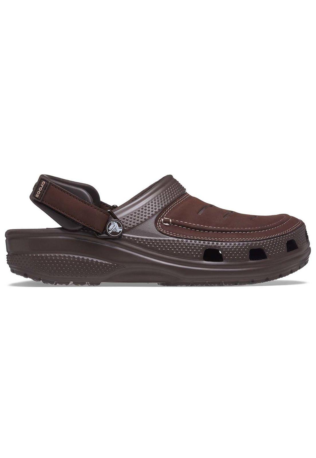 Zueco Crocs Hombre Yukon Vista Ii M Café-0