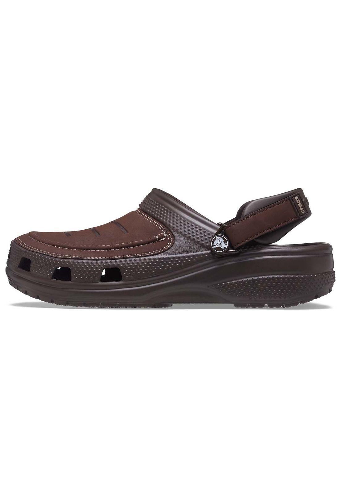 Zueco Crocs Hombre Yukon Vista Ii M Café-1