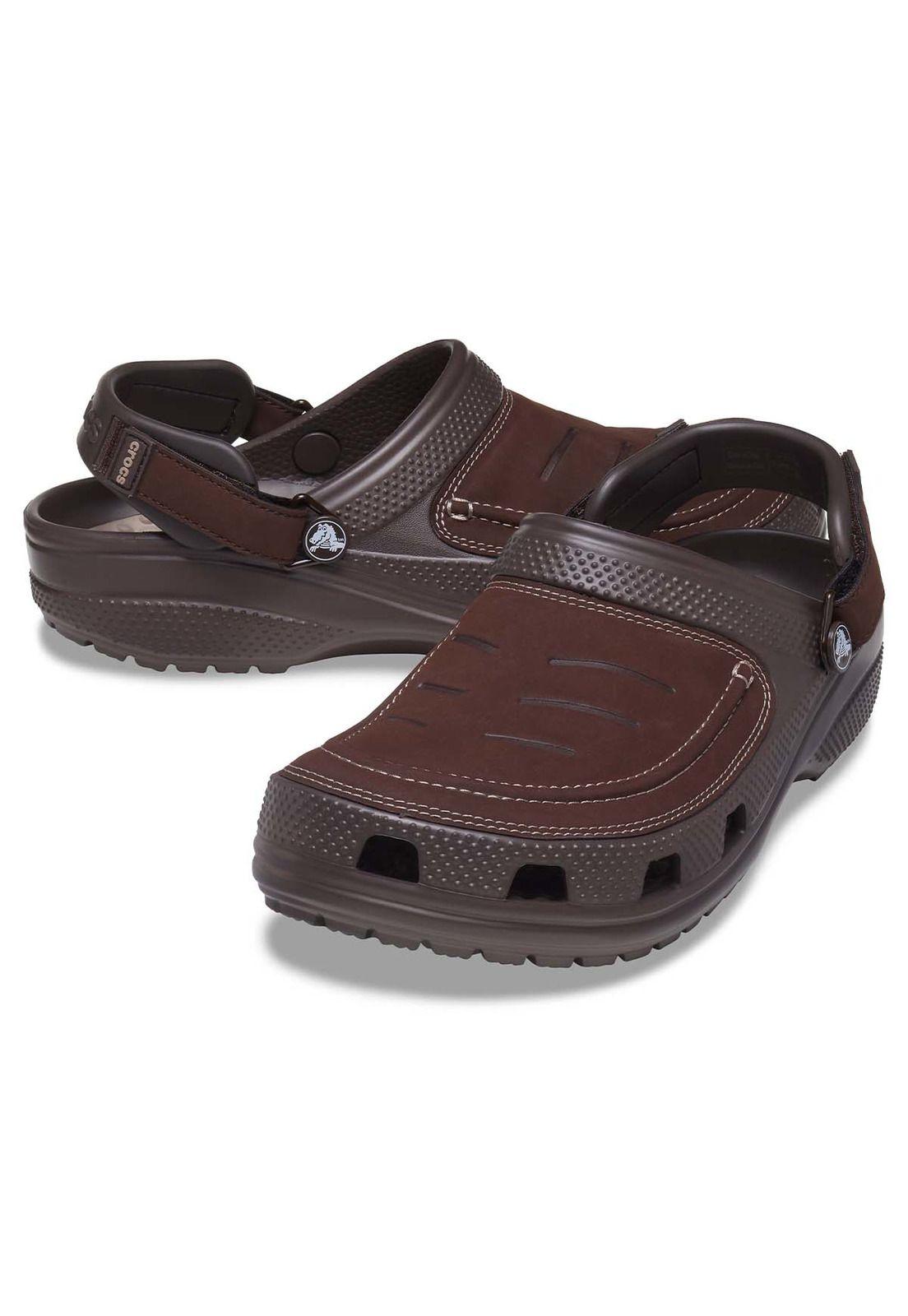 Zueco Crocs Hombre Yukon Vista Ii M Café-3