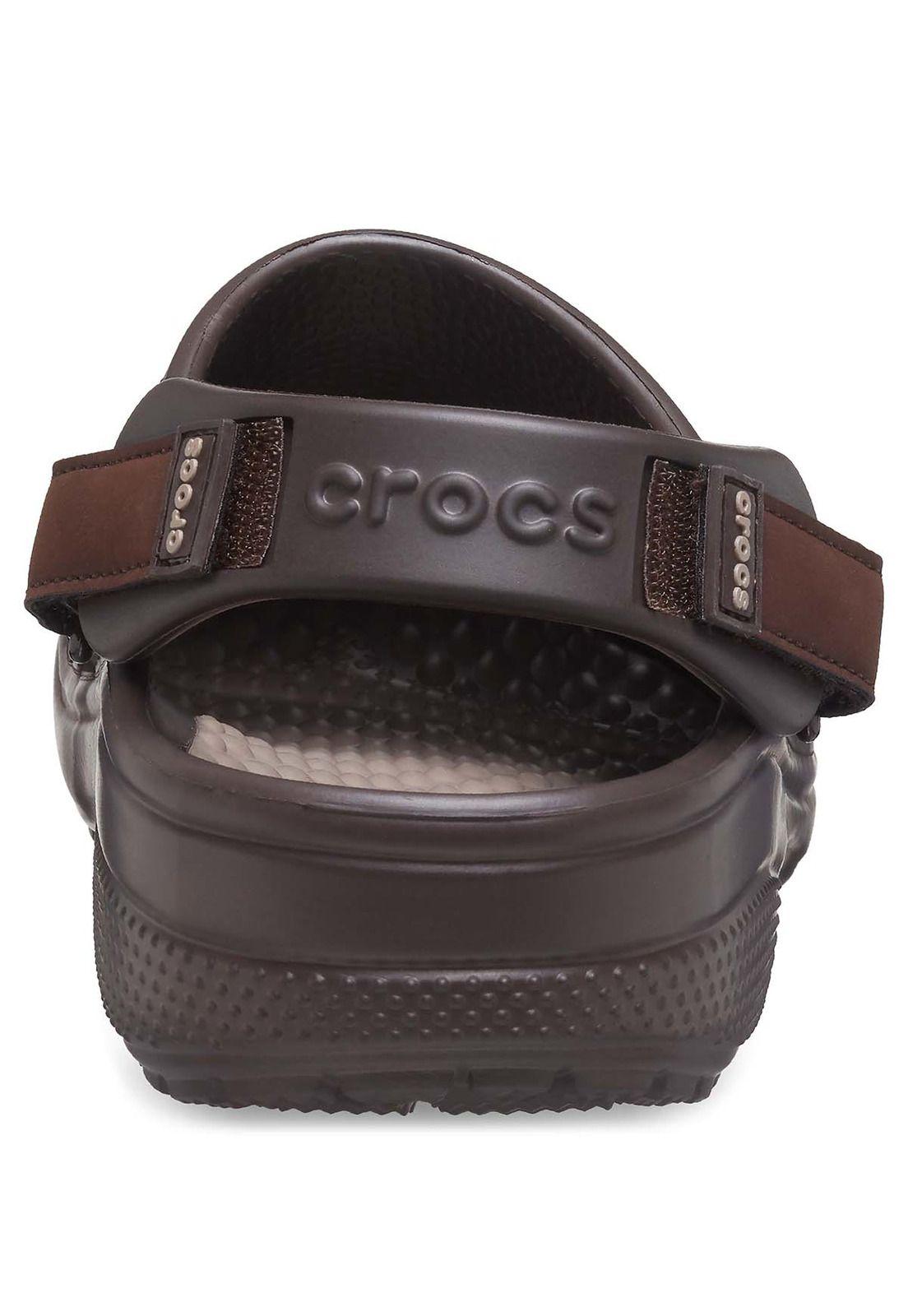 Zueco Crocs Hombre Yukon Vista Ii M Café-7