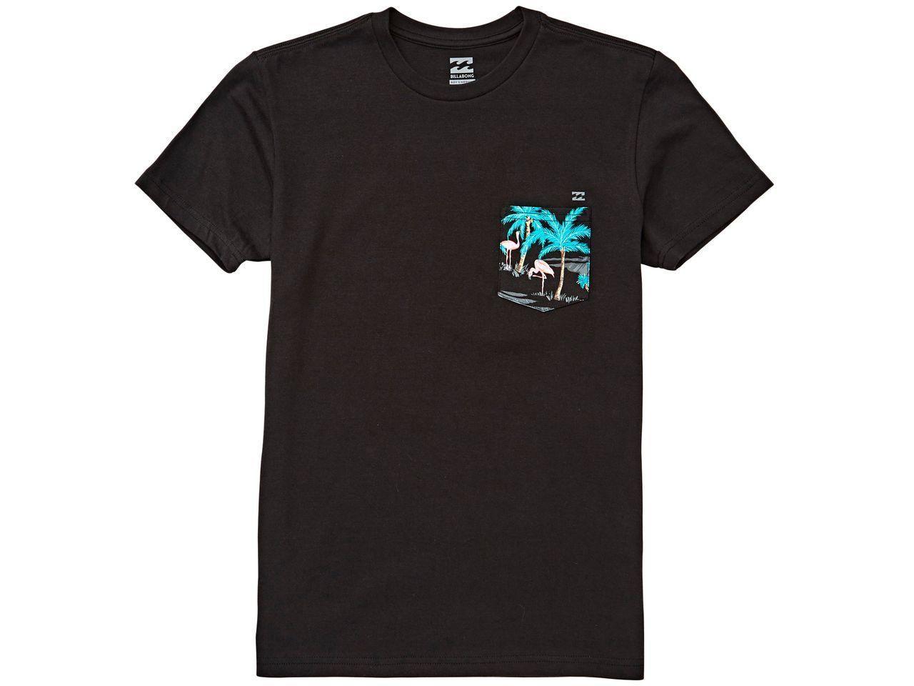 Polera M/C Niño Team Pocket Negro-0