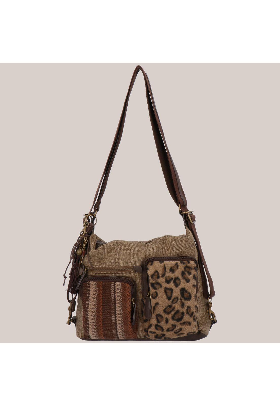 Cartera Mochila Flyn Café-0