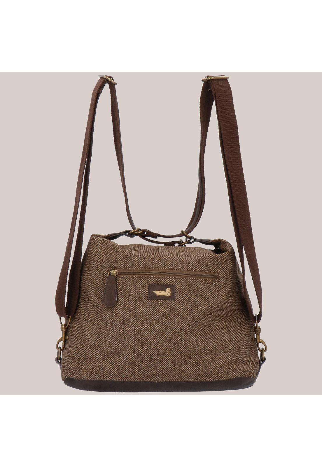 Cartera Mochila Flyn Café-3