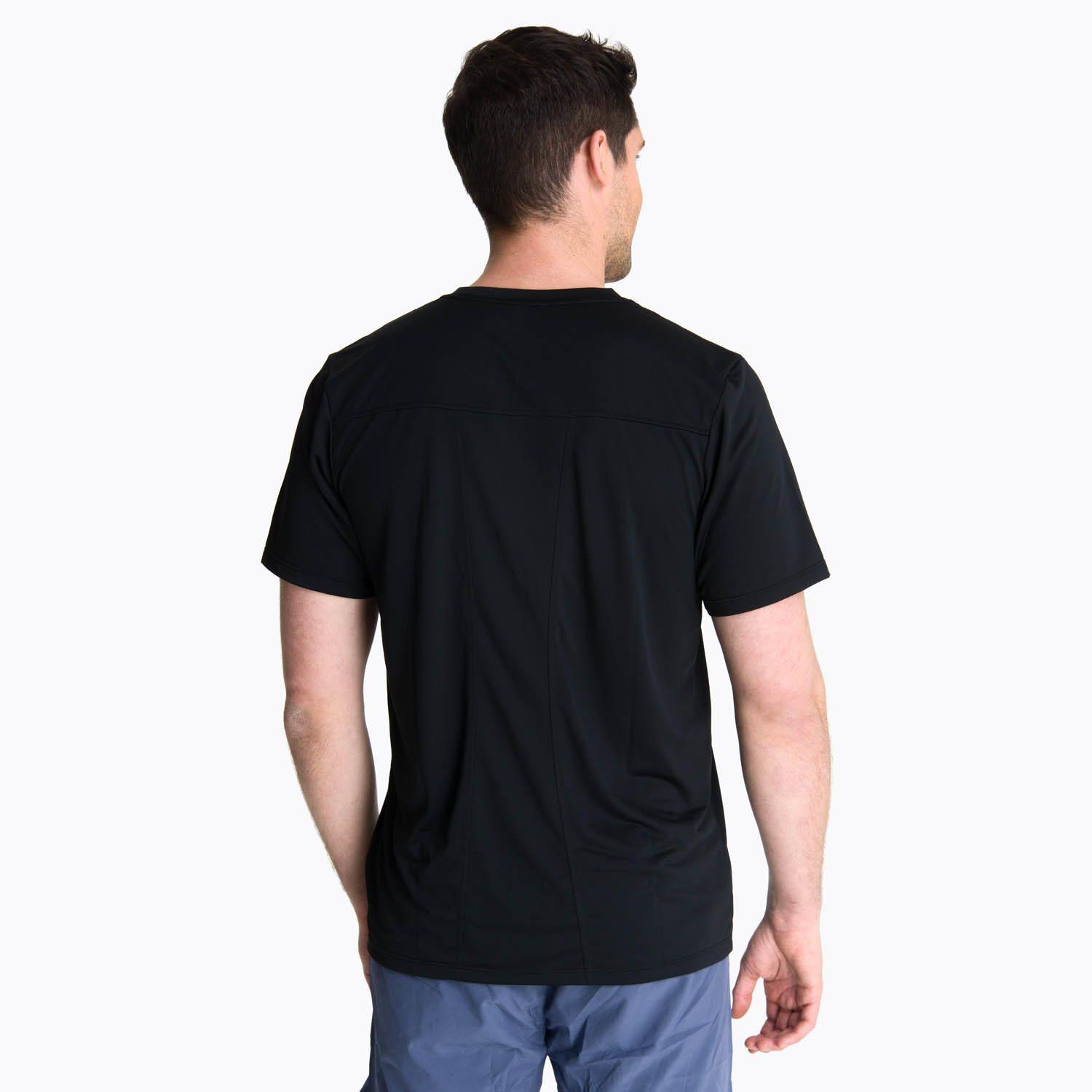 Polera Manga Corta Hombre Birdsville Negro -3