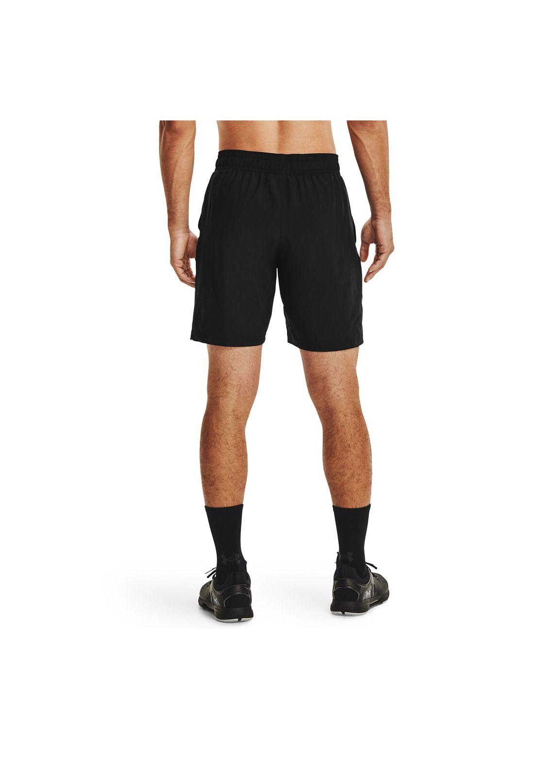 Short Hombre Ua Woven Graphic Wm Negro-4