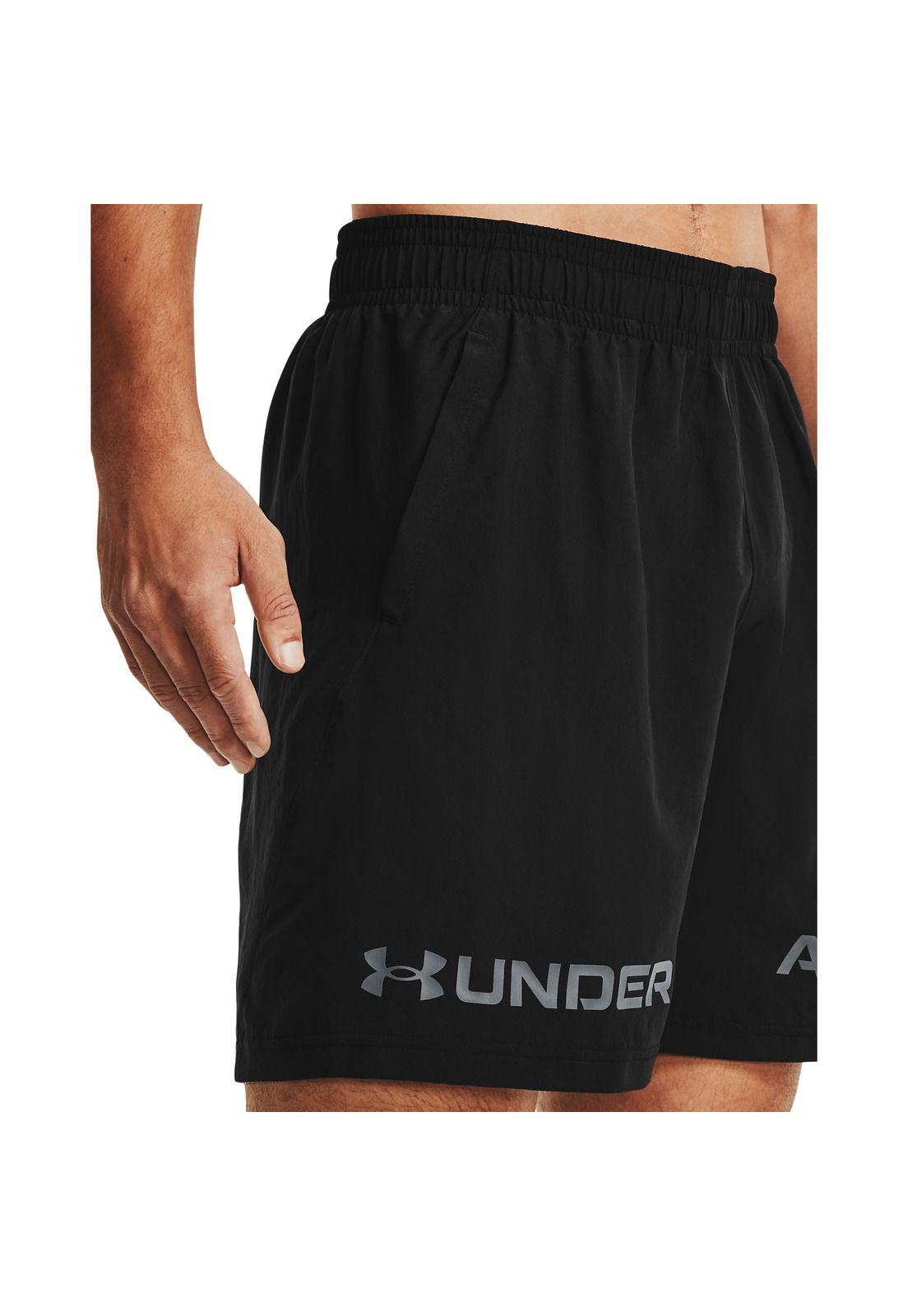 Short Hombre Ua Woven Graphic Wm Negro-6